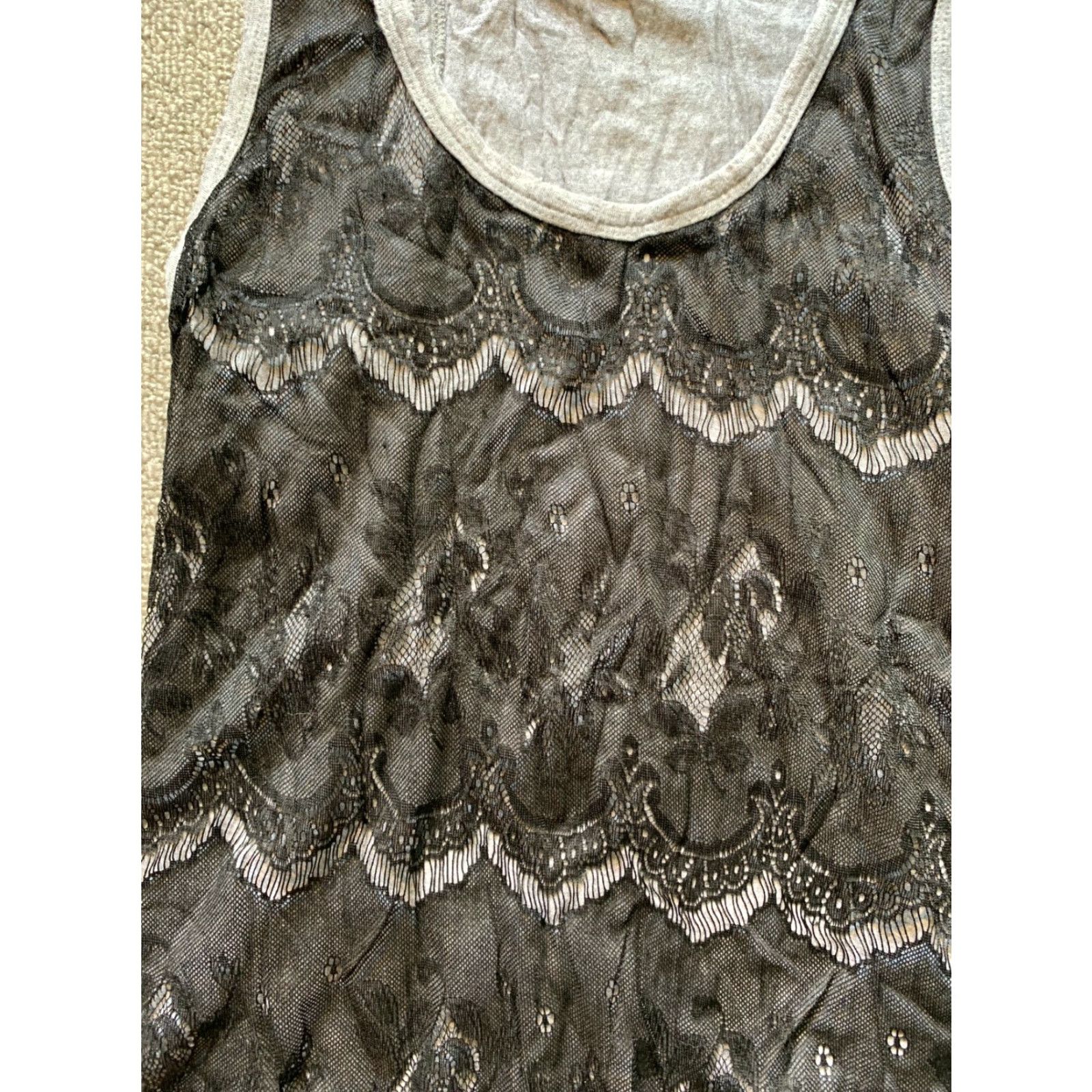 Vintage First Kiss Sleeveless Top Womens Medium M Black Size M / US 6-8 / IT 42-44 - 3 Thumbnail