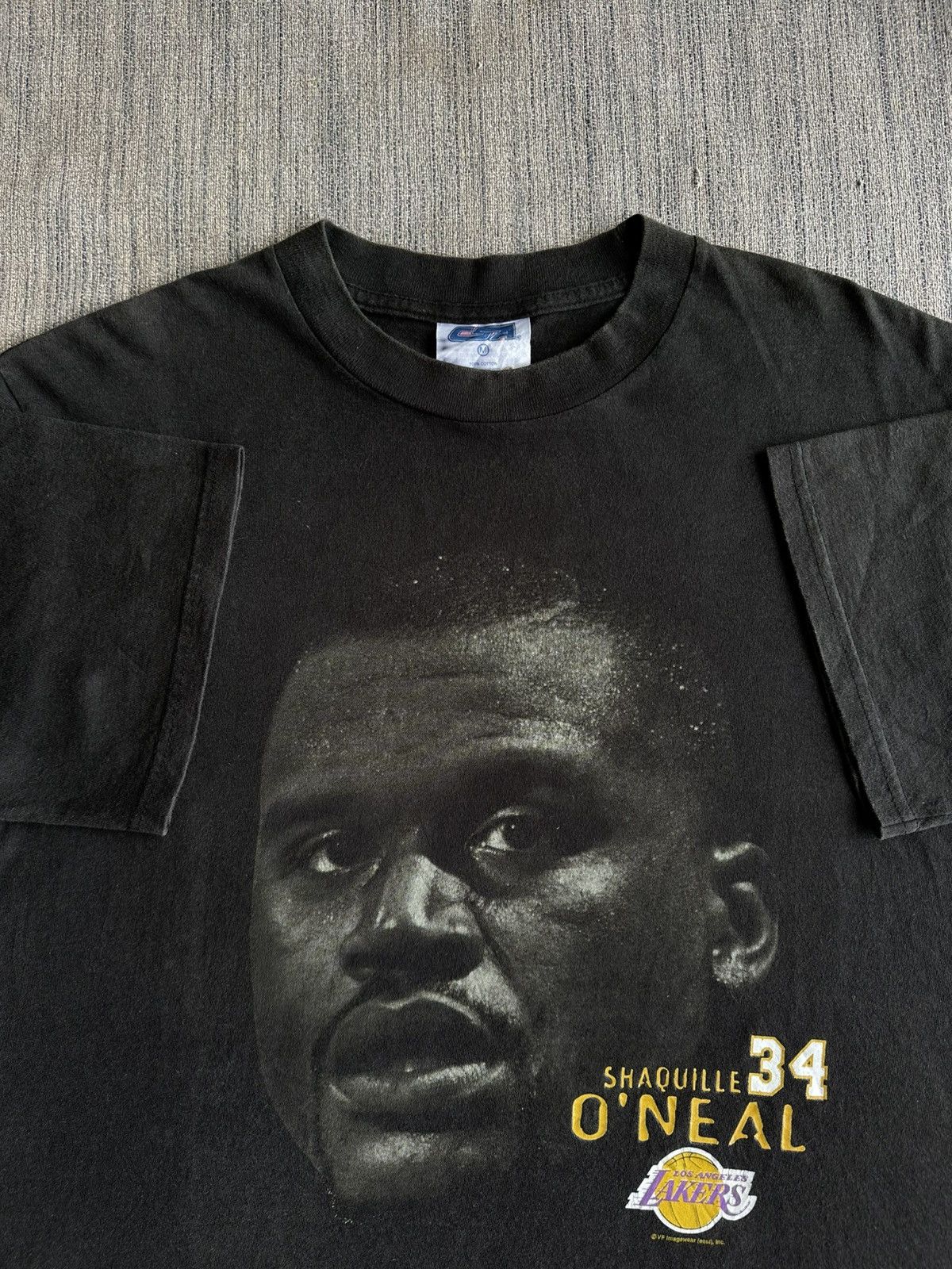 NBA × Rap Tees × Vintage Vintage Shaquille O’neal 34 LA LAKERS NBA Raptees Rare USA Size US L / EU 52-54 / 3 - 1 Thumbnail