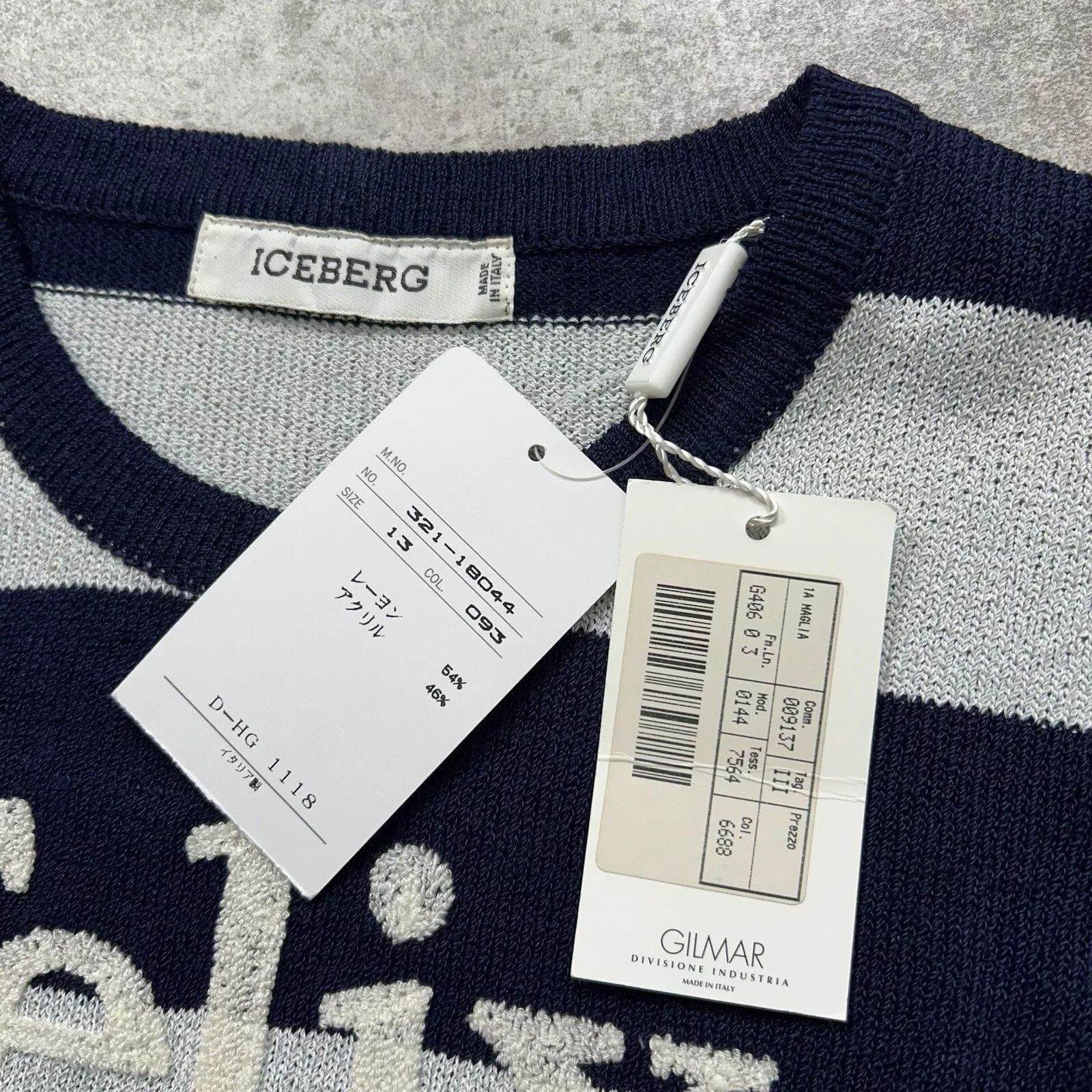 Iceberg × Vintage DEADSTOCK ICEBERG FELIX THE CAT KNIT SWEATER RAYON ACRYLIC Size US S / EU 44-46 / 1 - 6 Thumbnail