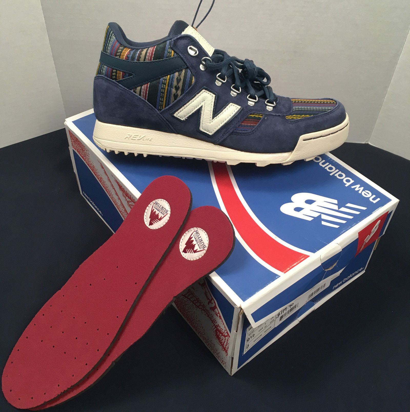 Burton NEW Vintage Burton x New Balance Sneakers! 8.5 HRL710 Rare Size US 8.5 / EU 41-42 - 3 Thumbnail