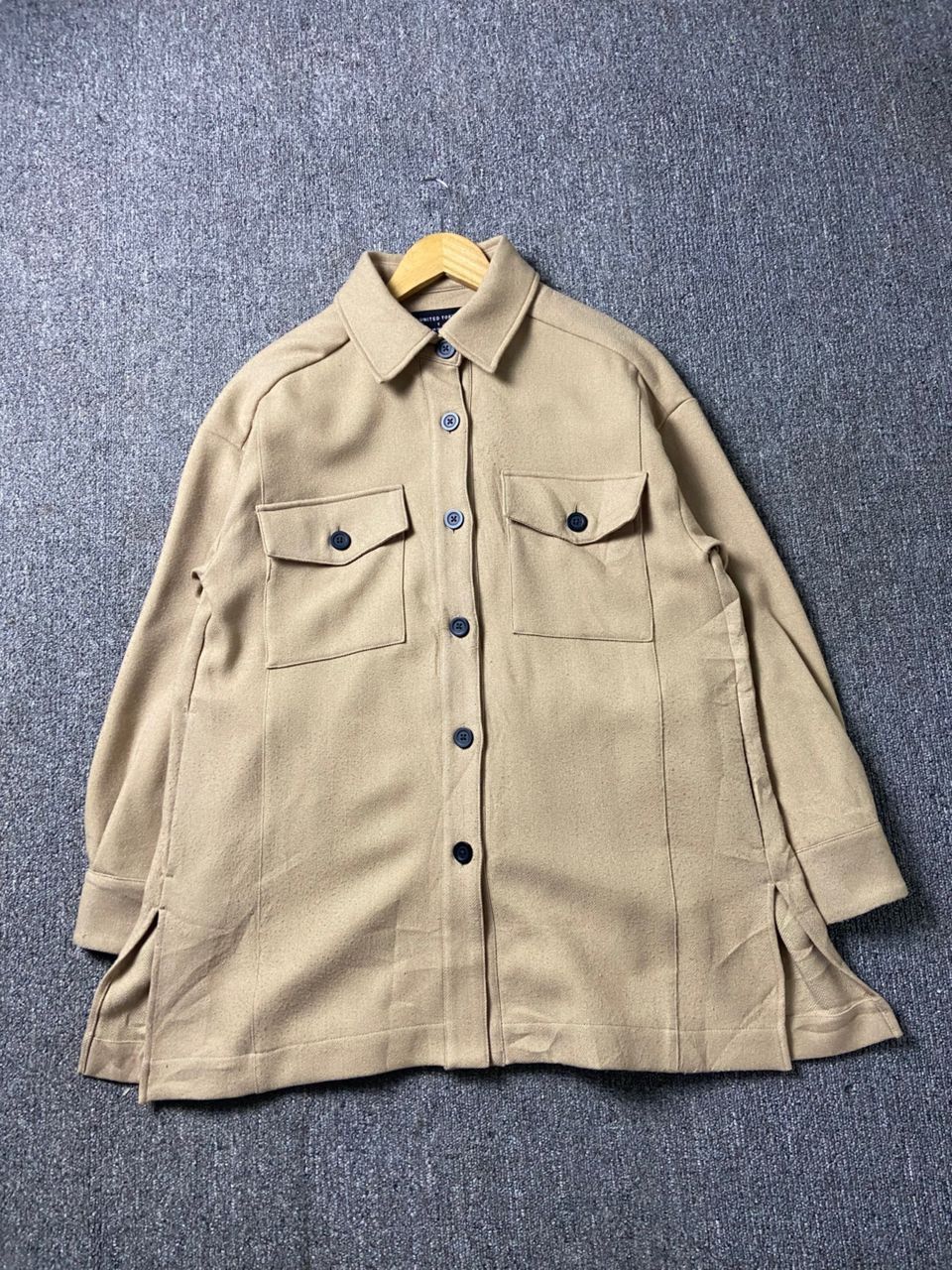 Japanese Brand United Tokyo Wool Blend Baggy Style Shirt (201) Size US S / EU 44-46 / 1 - 1 Thumbnail
