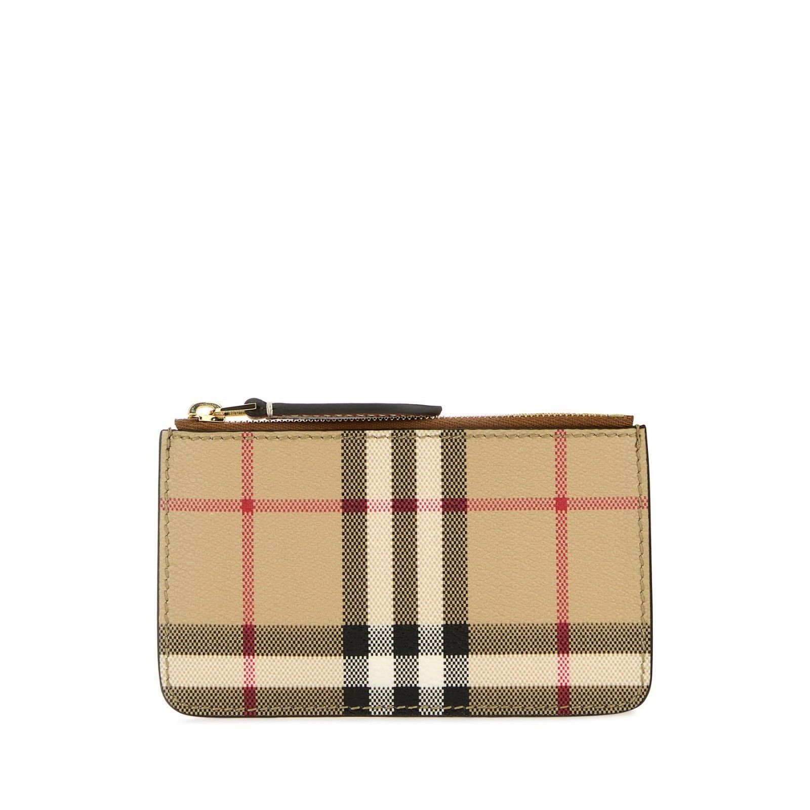 Burberry BURBERRY Printed E-Canvas Card Holder Beige New & Authentic Size ONE SIZE - 1 Thumbnail