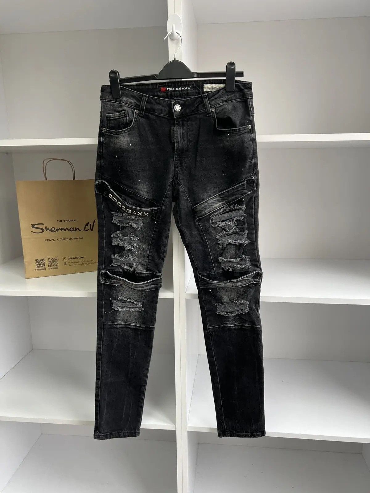 Japanese Brand × Vintage Vintage CipoBaxx Archival Japanese Style Pants Size US 32 / EU 48 - 4 Thumbnail