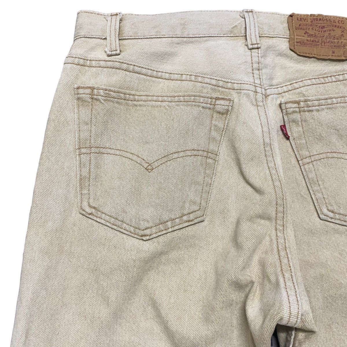 Levi's Vintage Levis 501 Fade Brown Jeans Size US 30 / EU 46 - 10 Thumbnail