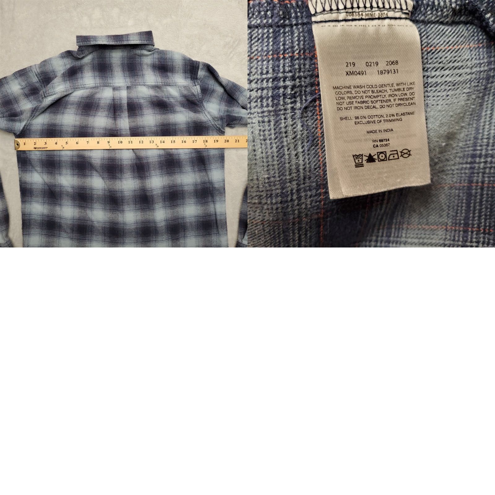 Vintage VINTAGE Columbia Shirt Mens S Blue Flannel Cotton Blend Outdoors Casual Camp Fish Size US S / EU 44-46 / 1 - 8 Thumbnail