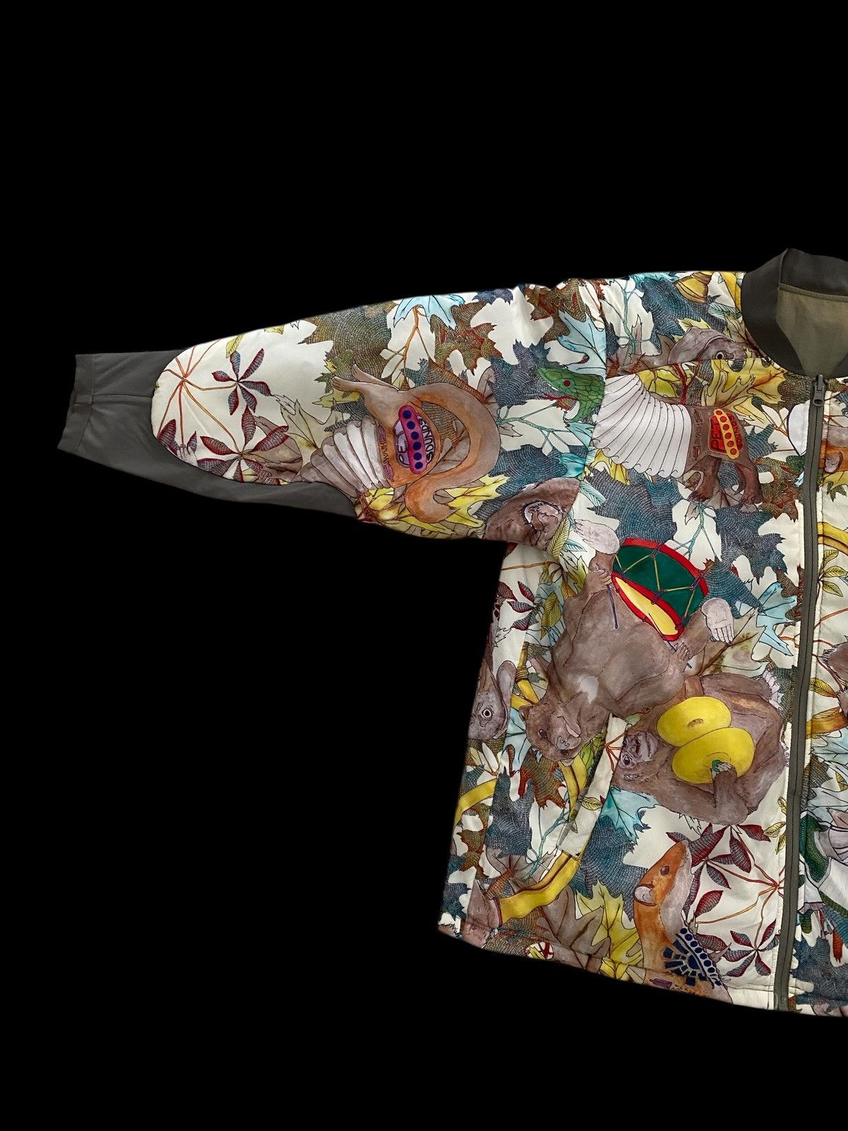 Hysteric Glamour × Japanese Brand 🇯🇵EAR Papillonner Bomber Jacket Animal Motif nice design Size US L / EU 52-54 / 3 - 6 Thumbnail