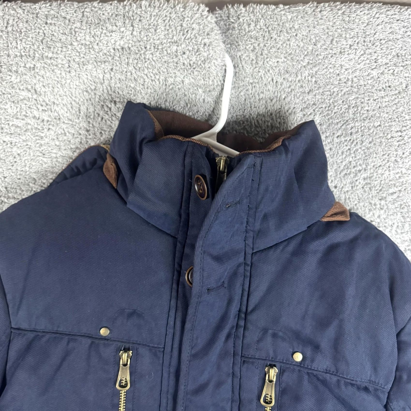 Vintage Jacket 2XL Blue Hooded Insulated Waterproof Parka Full Zip Outdoor Winter Mens Size US XXL / EU 58 / 5 - 7 Thumbnail