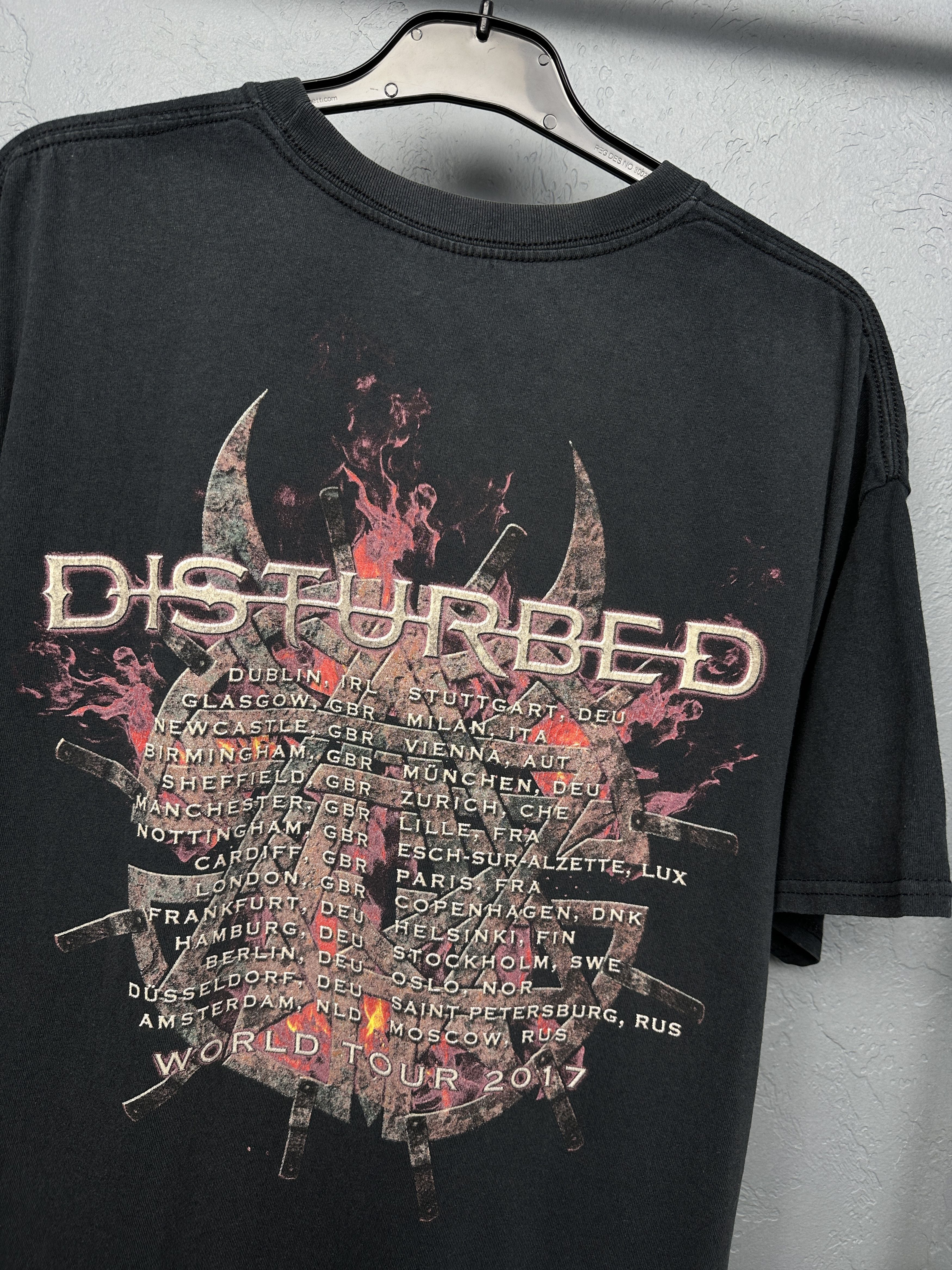 Band Tees Disturbed The Vengeful One Mens Rock Band T-Shirt Size US L / EU 52-54 / 3 - 7 Thumbnail