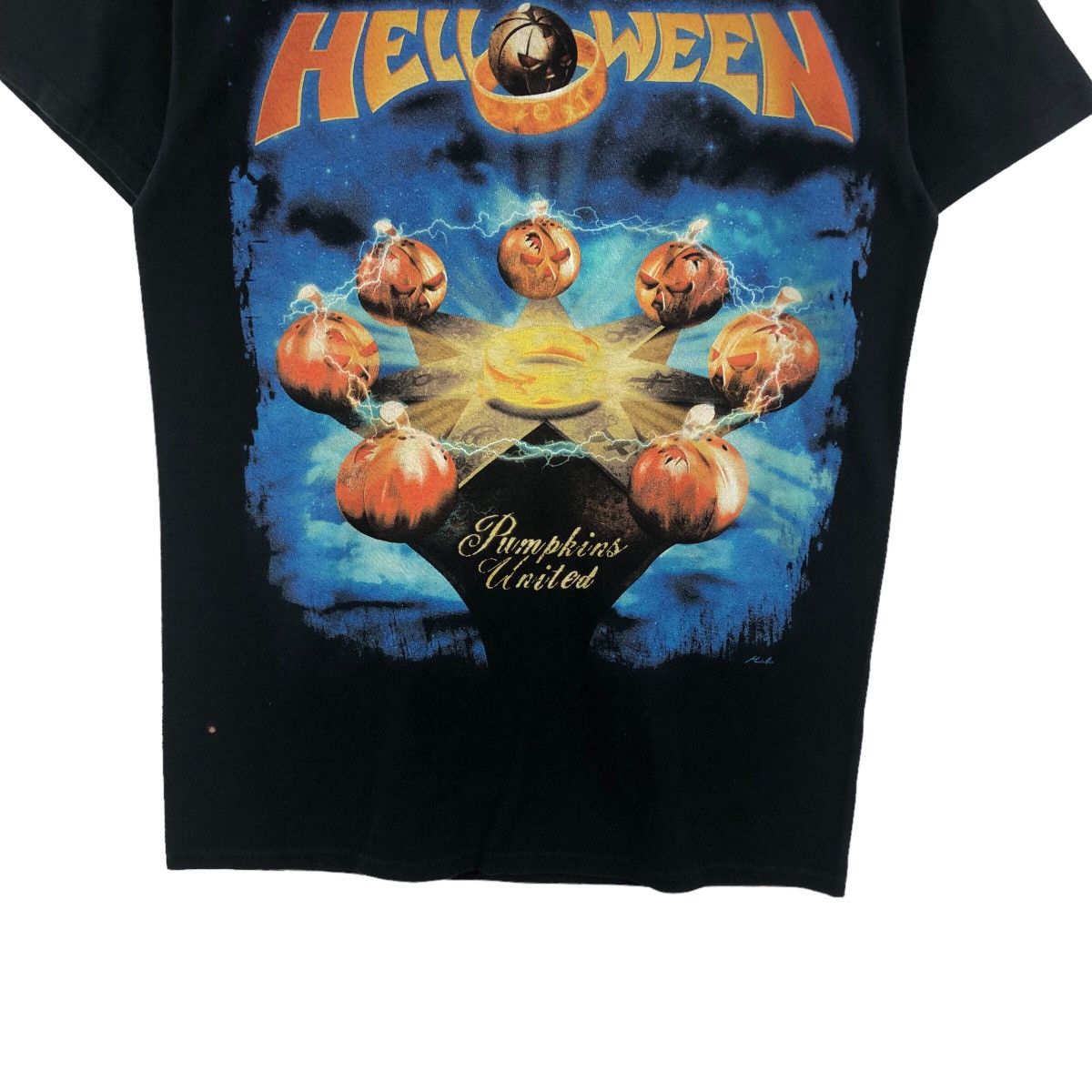 Band Tees × Vintage Pick!! HELLOWEEN Rock Band Top Tee Tshirt Size US S / EU 44-46 / 1 - 4 Thumbnail