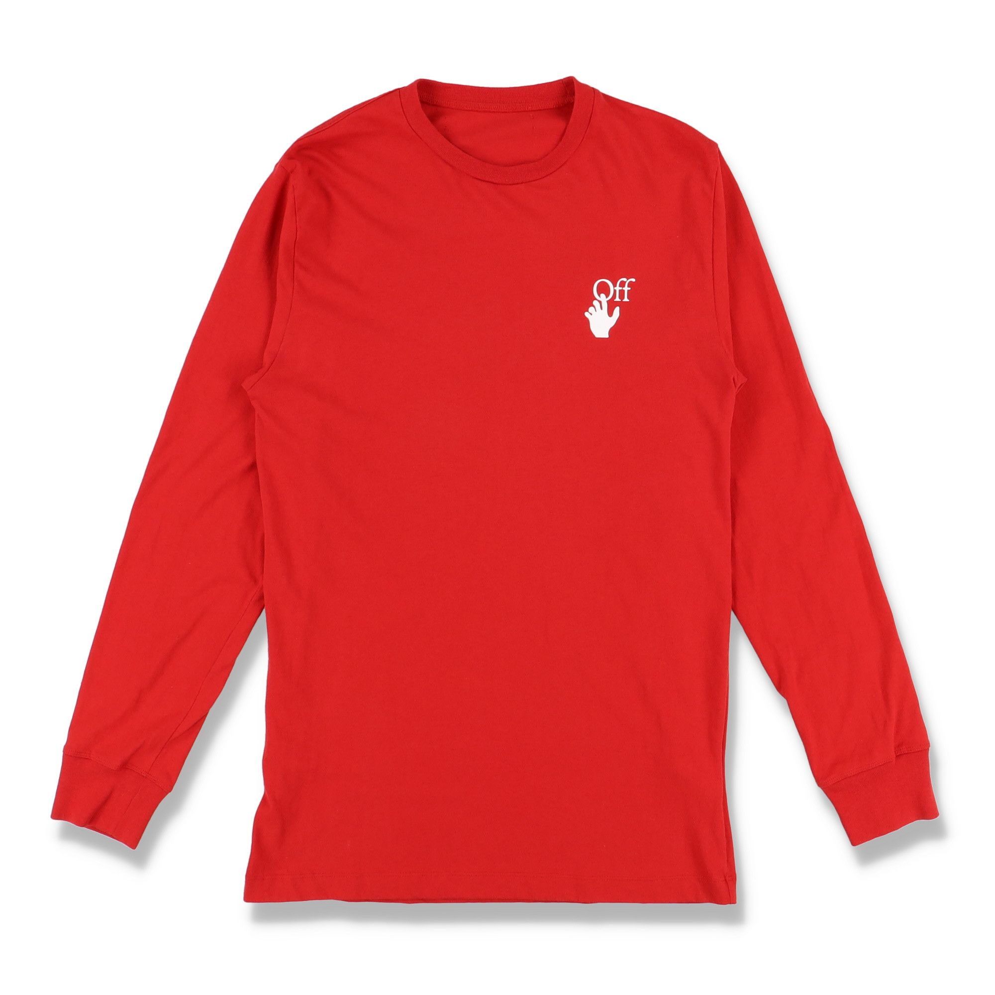 Off-White Red Pascal Skeleton Arrows Long Sleeve T-Shirt Size US M / EU 48-50 / 2 - 2 Thumbnail