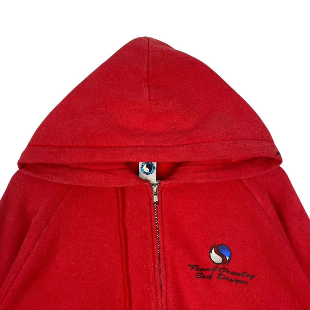 Other Vintage T&C Surf Design Full Zip Hoodie Sweate Red Big Logo Size US L / EU 52-54 / 3 - 4 Thumbnail