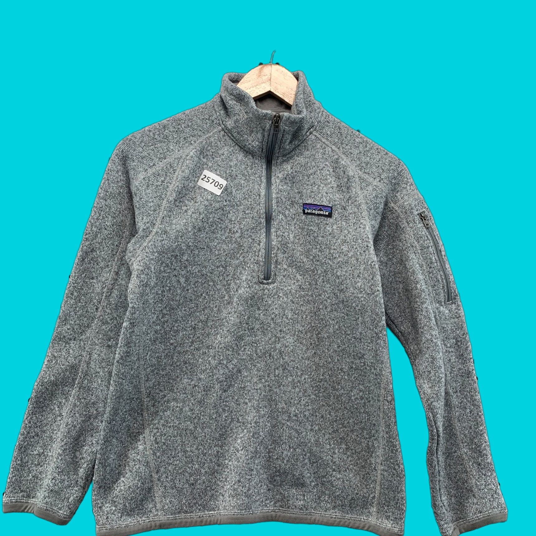 Patagonia Patagonia Better Sweater Gray Womens Small Zipper Pockets Fleece 17x23.5 Size S / US 4 / IT 40 - 1 Thumbnail