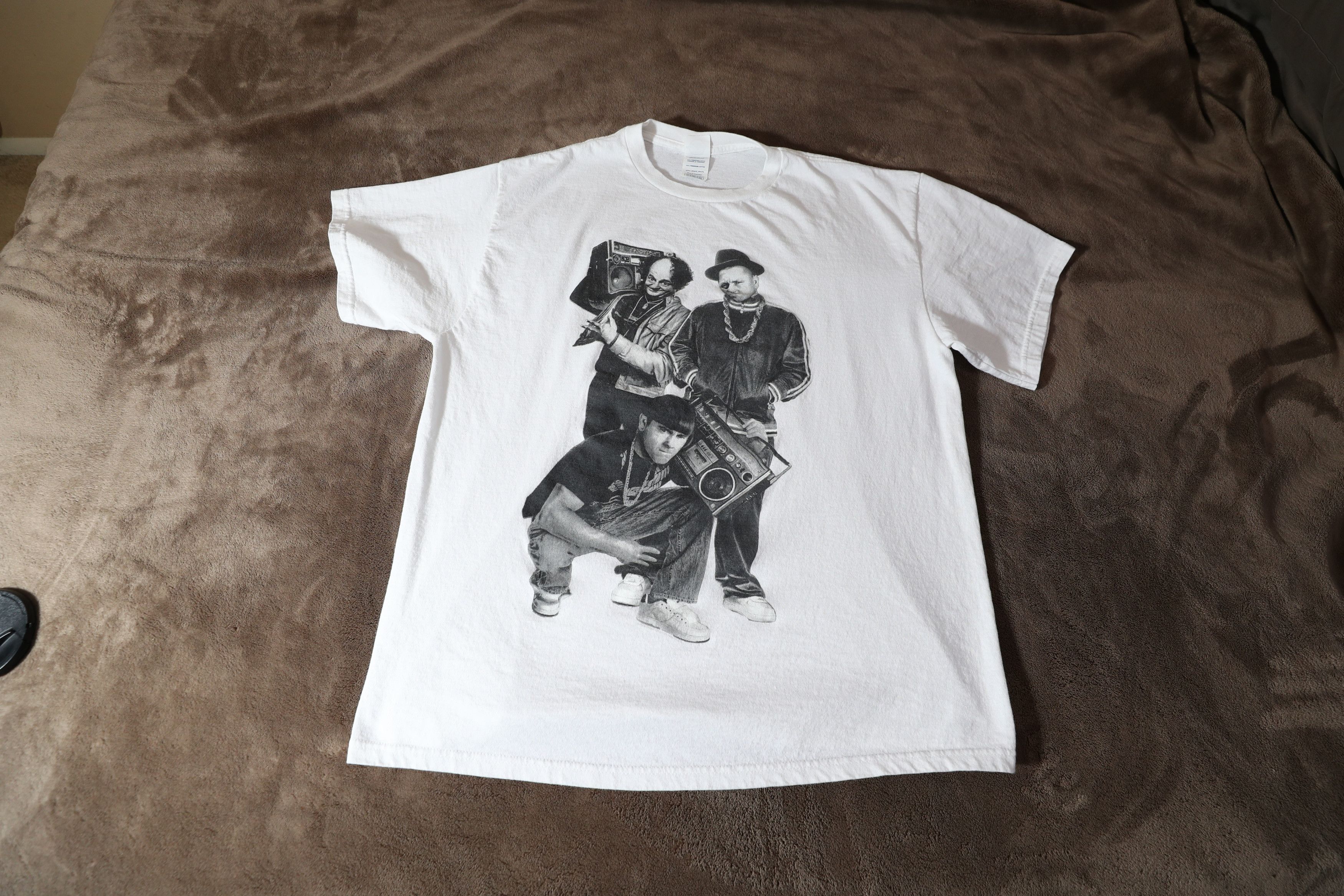 Rap Tees Vintage Three Stooges Run DMC Shirt (XL) Size US XL / EU 56 / 4 - 3 Thumbnail