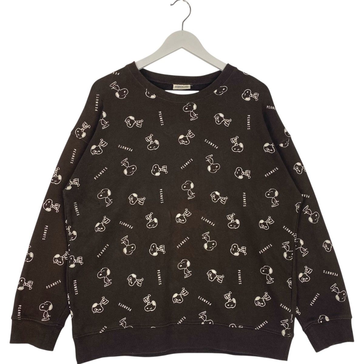 Other Vintage Peanuts Snoopy Crewneck Sweatshirt Brown Size US M / EU 48-50 / 2 - 1 Thumbnail