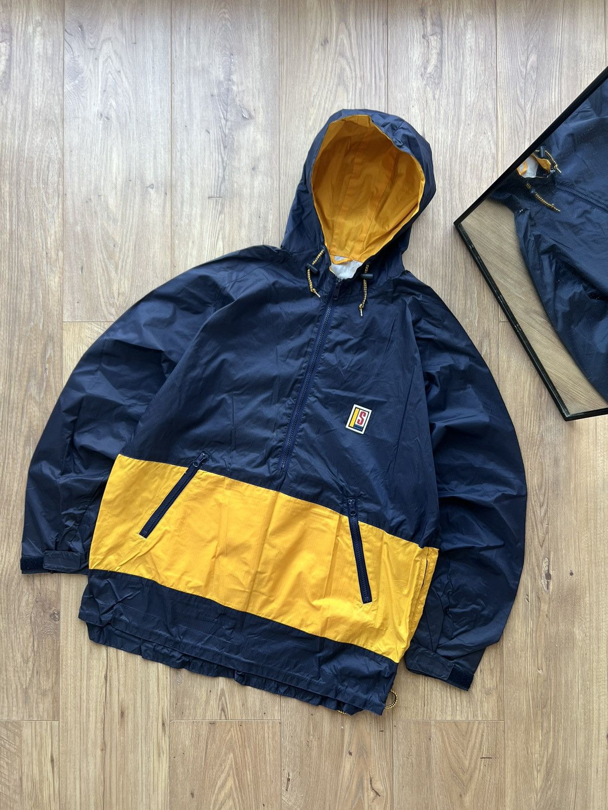 00’s STUSSY VINTAGE JACKET Y2K SMALL LOGO RARE GORPCORE