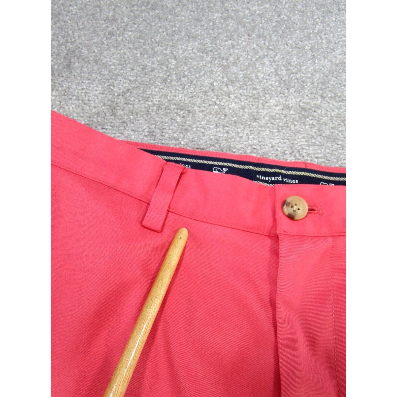 Vineyard Vines Vineyard Vines Links Shorts Mens 32 Red Polyester Chino Casual Workwear Beach Outdoor Preppy 90s Mens Size US 32 / EU 48 - 4 Thumbnail