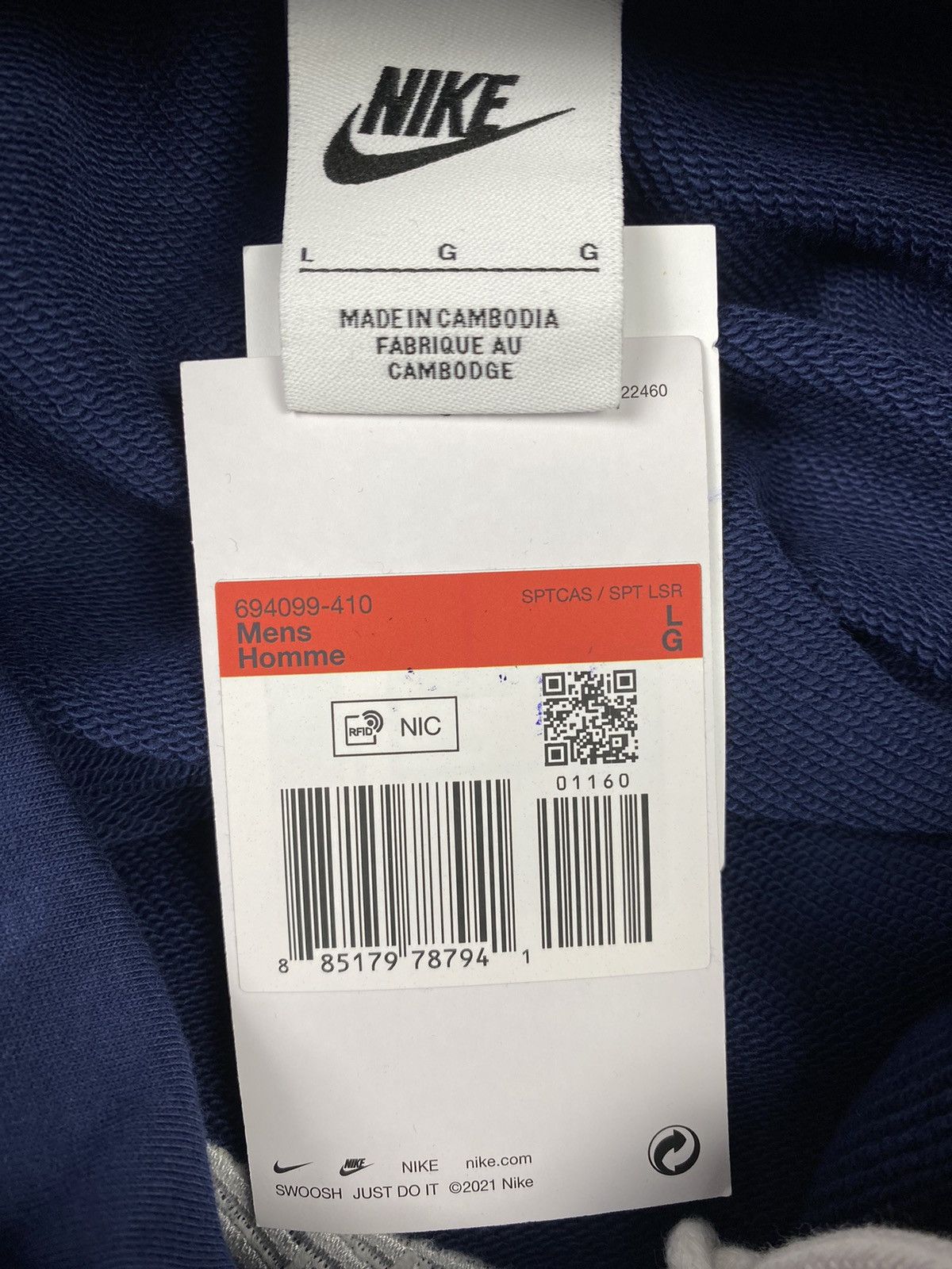 Nike Nike Streetwear Swoosh Big Logo Hoodie Size US L / EU 52-54 / 3 - 6 Thumbnail
