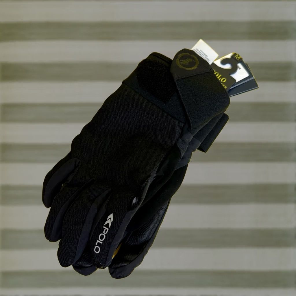 Polo Ralph Lauren Polo Ralph Lauren Touchscreen Compatible Winter Gloves Medium Black Size US M / EU 48-50 / 2 - 1 Thumbnail