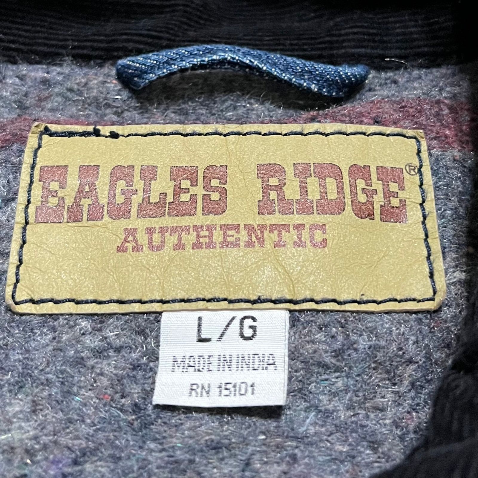 Other Vintage Eagles Ridge Blanket Lined Denim Bomber Jacket Large Size US L / EU 52-54 / 3 - 4 Thumbnail