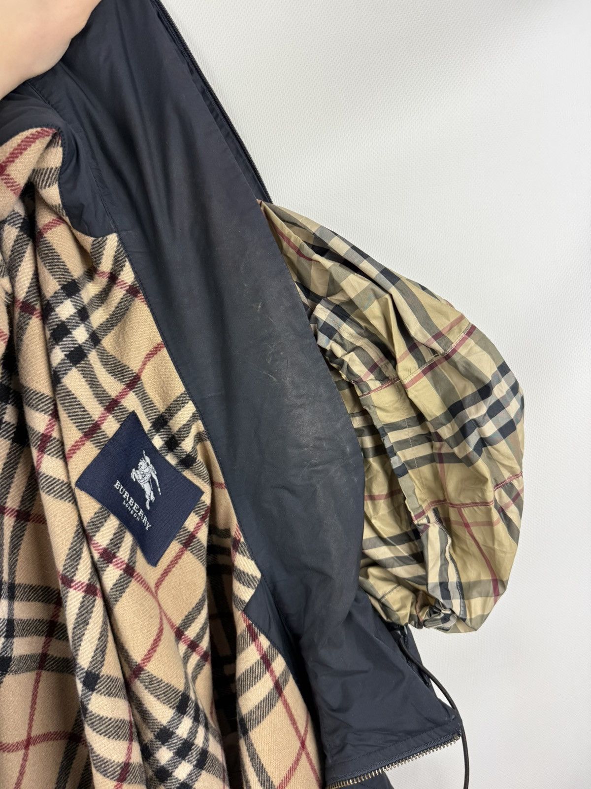 Burberry Burberry London Vintage Nova Check Lined Windbreaker Jacket Size US XL / EU 56 / 4 - 25 Thumbnail
