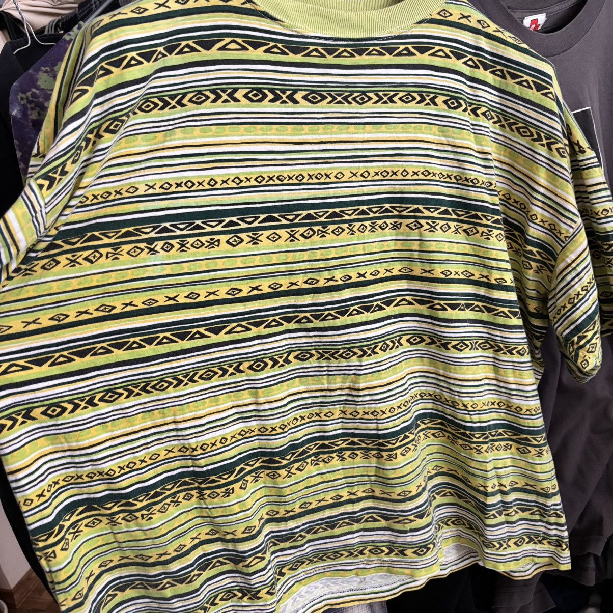 Vintage Vintage 80’s Hippy Boho Grunge T-Shirt Boxy ERD Punk Boxy Size US L / EU 52-54 / 3 - 3 Thumbnail