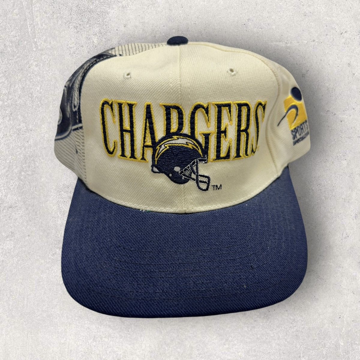 image of Nfl x Sports Specialties Vintage San Diego Chargers Hat in White, Men's
