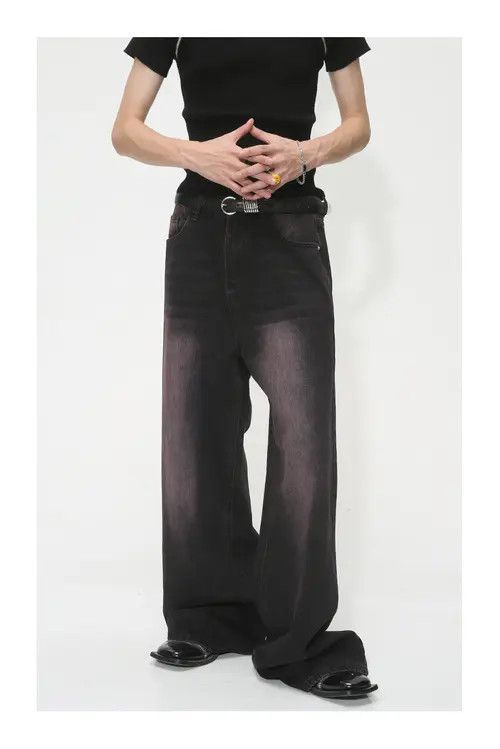 Hypebeast × Japanese Brand × Jean Loose wide-leg draped vintage jeans Size US 32 / EU 48 - 3 Thumbnail