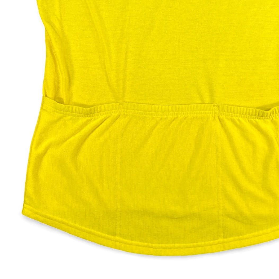 Vintage Vintage Nashbar Cycling Jersey Yellow Blank USA Made 90s Adult LARGE Short Sleeve Zip Pocket T-Shirt Men Men’s Jerseys Size US L / EU 52-54 / 3 - 7 Thumbnail