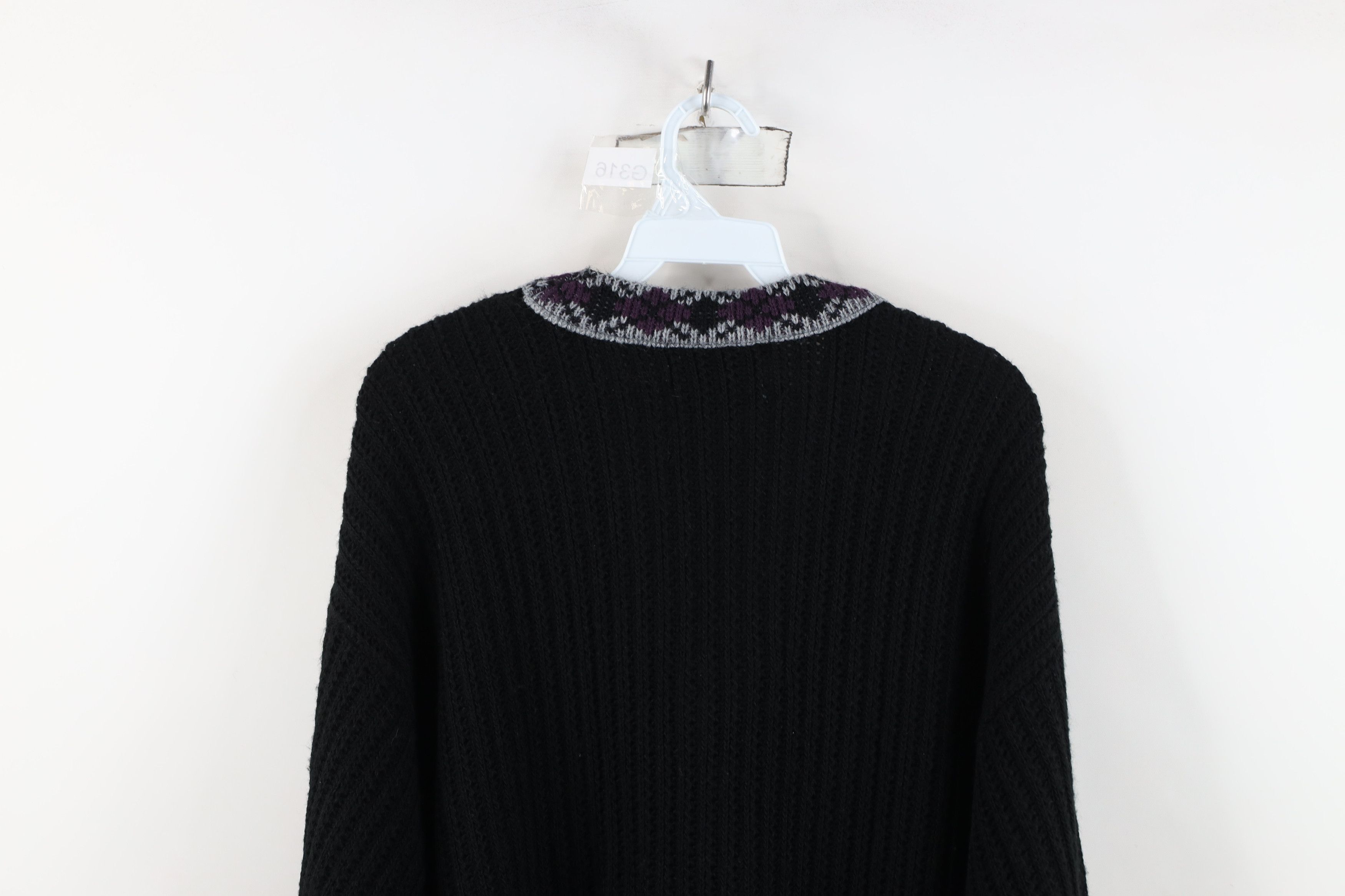 Vintage Vintage 80s 90s Dapper Diamond Chunky Ribbed Sweater USA Size US M / EU 48-50 / 2 - 11 Thumbnail