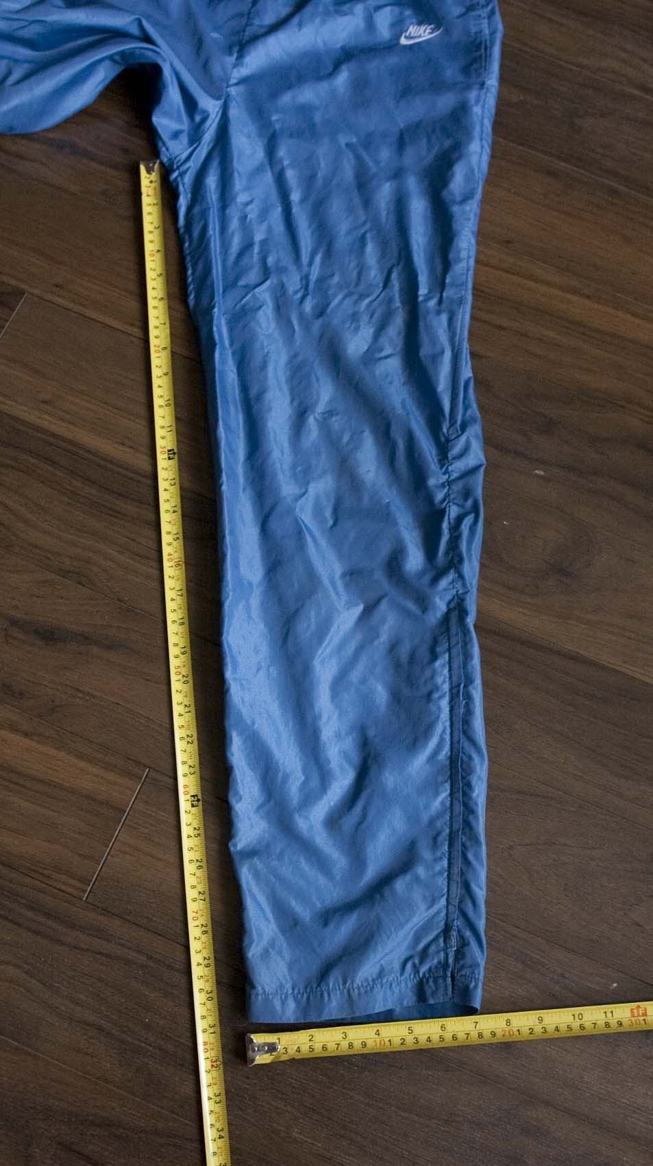 Nike × Vintage Nike Track Pants Vintage 80s Size 34x31 Blue Made in Japan Size US 34 / EU 50 - 7 Thumbnail