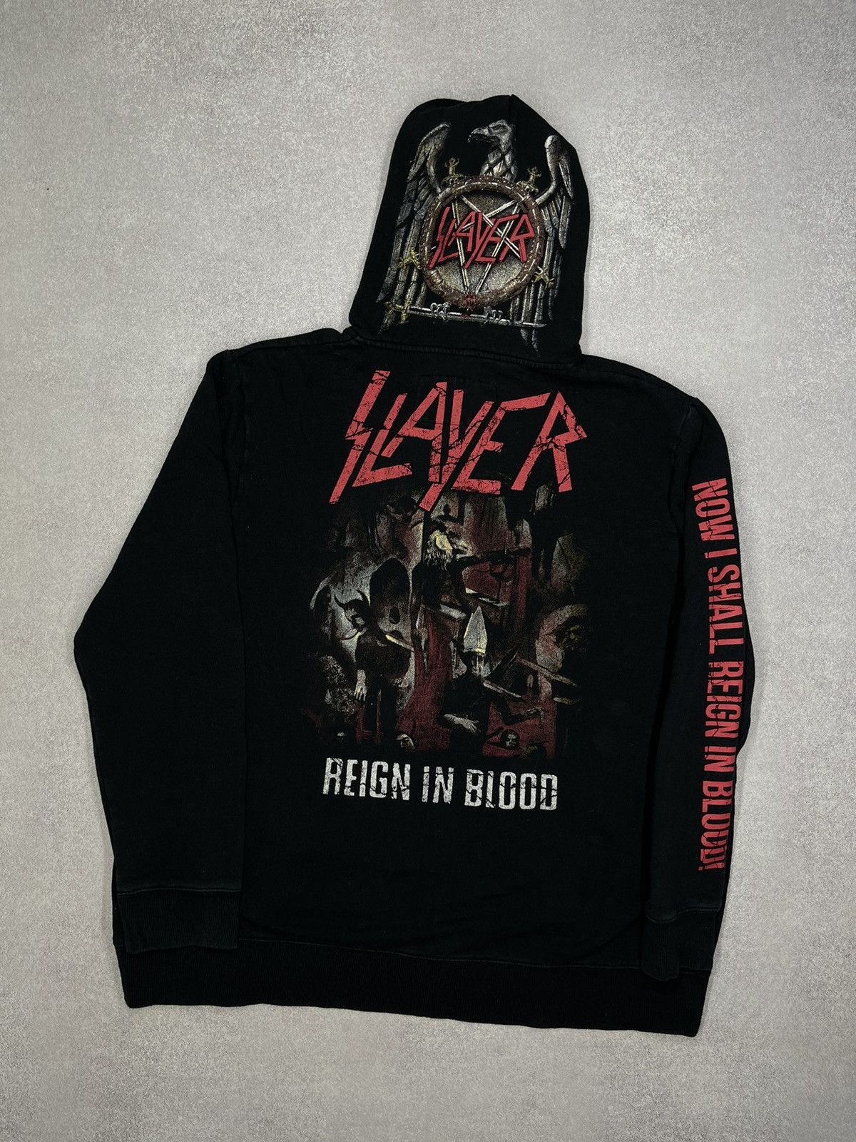 Slayer reign 2024 in blood hoodie