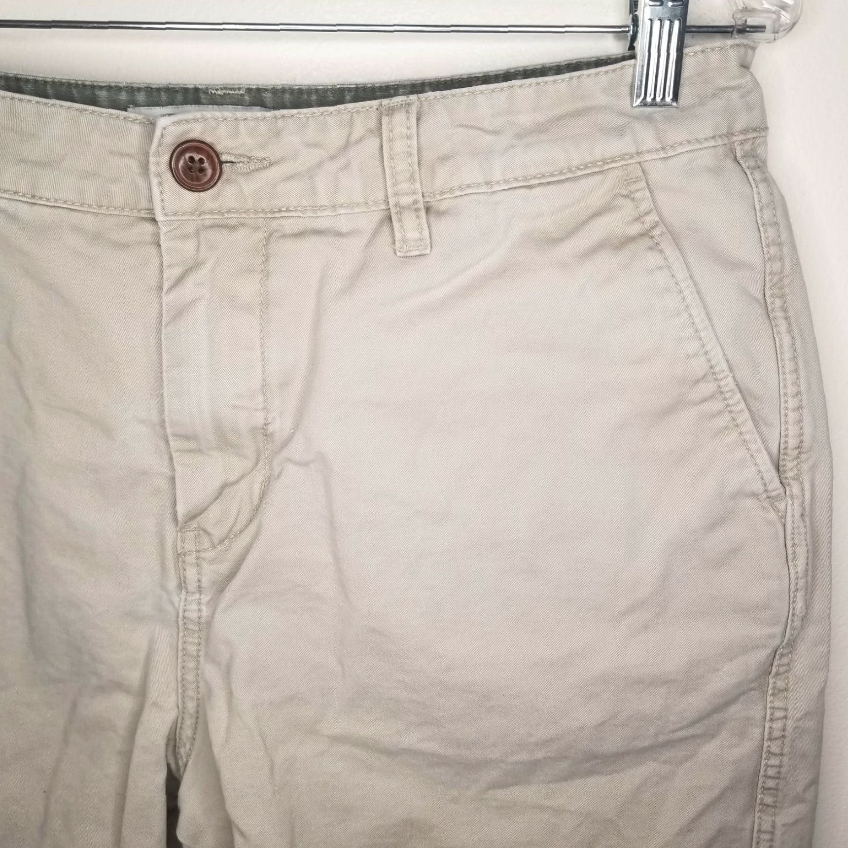 Quiksilver Quiksilver Chino Shorts - Men - 32 - Beige - Regular Fit - Casual Flat-Front Size US 32 / EU 48 - 2 Thumbnail