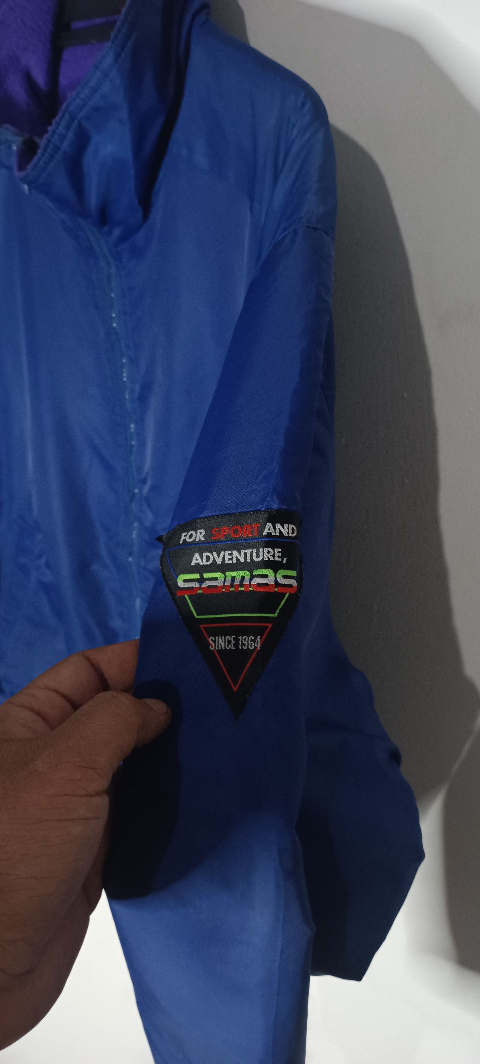 Japanese Brand × Vintage Vintage Samas Italian Sport Logo Lined Zipper Jacket Size US M / EU 48-50 / 2 - 5 Thumbnail