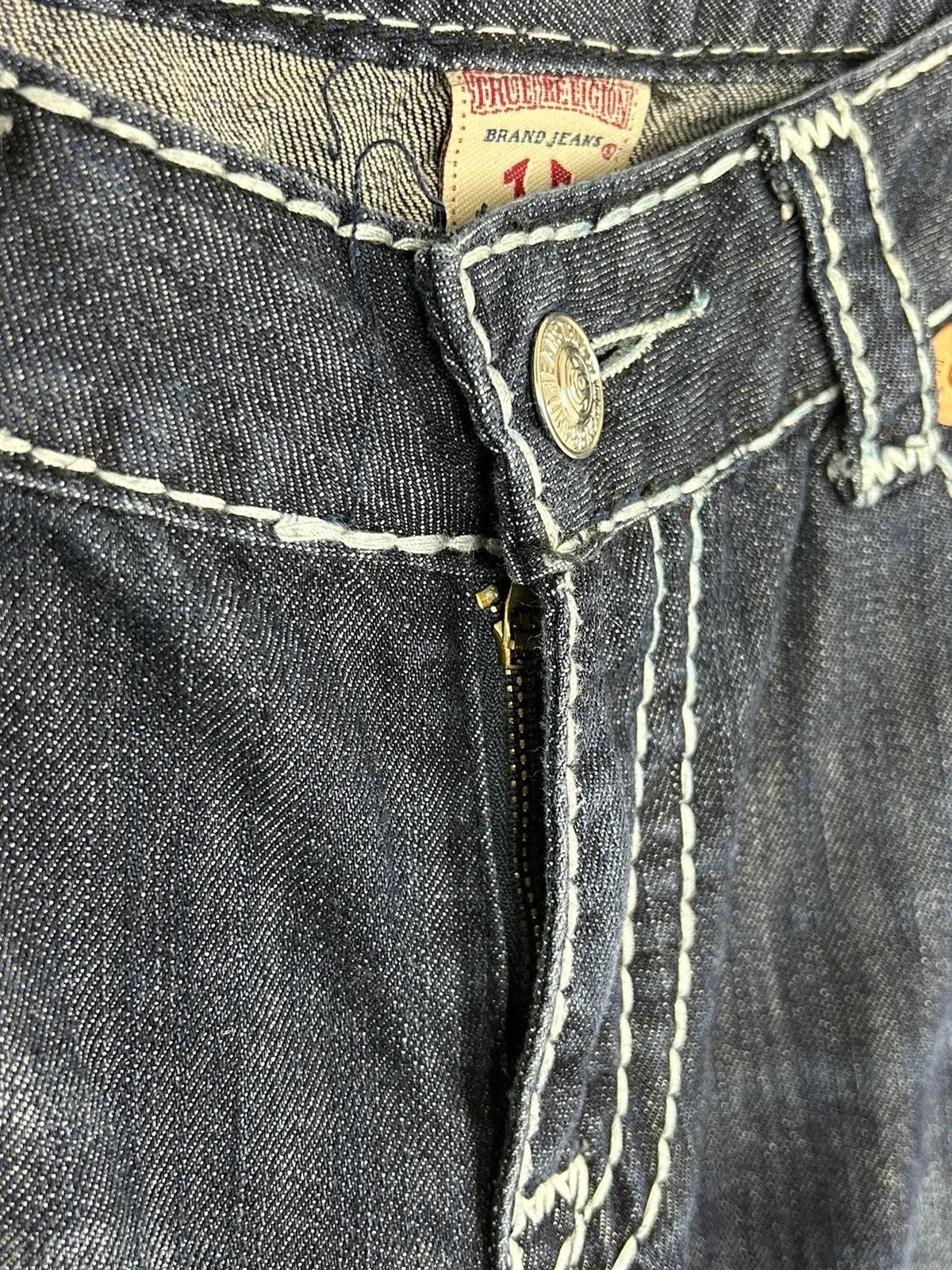True Religion Vintage True Religion Bobby Crazy Embroidery Jeans Size 32 Size 32" / US 10 / IT 46 - 6 Thumbnail
