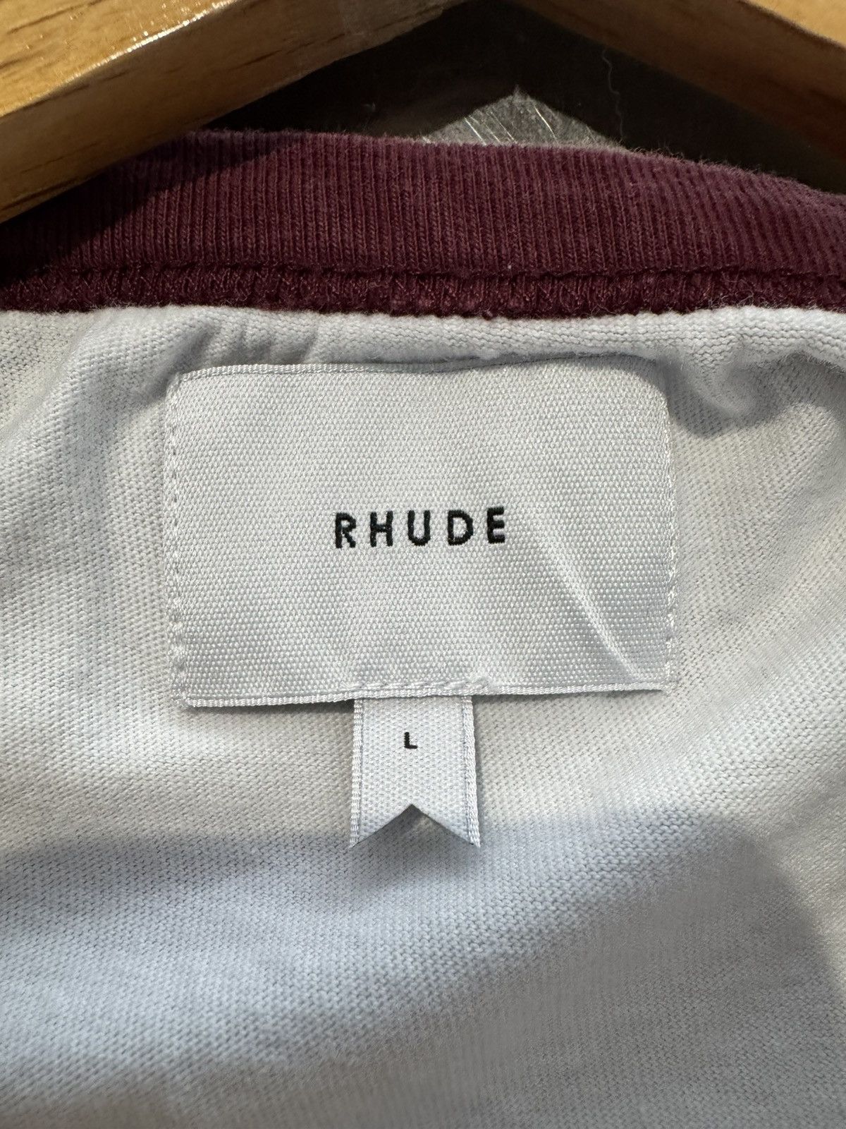 Rhude Rhude Raglan Tee Size US L / EU 52-54 / 3 - 5 Thumbnail