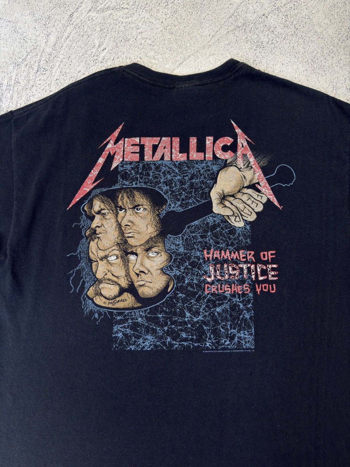Gildan Vintage 2006 Metallica And Justice For All T-Shirt Band Tee Size US L / EU 52-54 / 3 - 8 Thumbnail