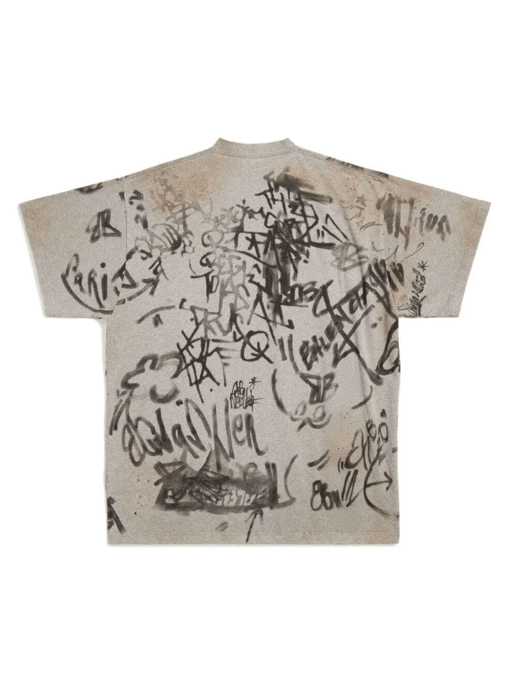 Balenciaga BALENCIAGA Skater Graffiti T shirt Size US S / EU 44-46 / 1 - 3 Thumbnail
