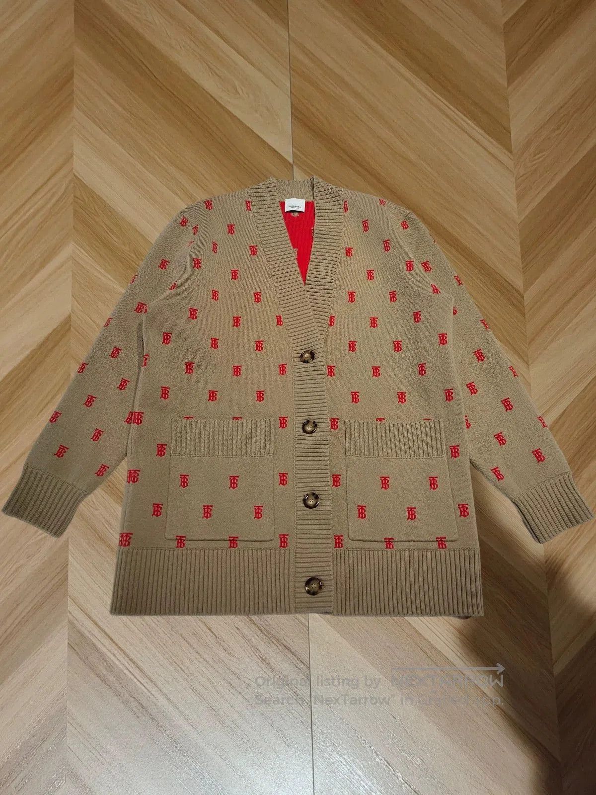 Burberry burberry tb printed wool cardigan for men. Size US M / EU 48-50 / 2 - 1 Thumbnail