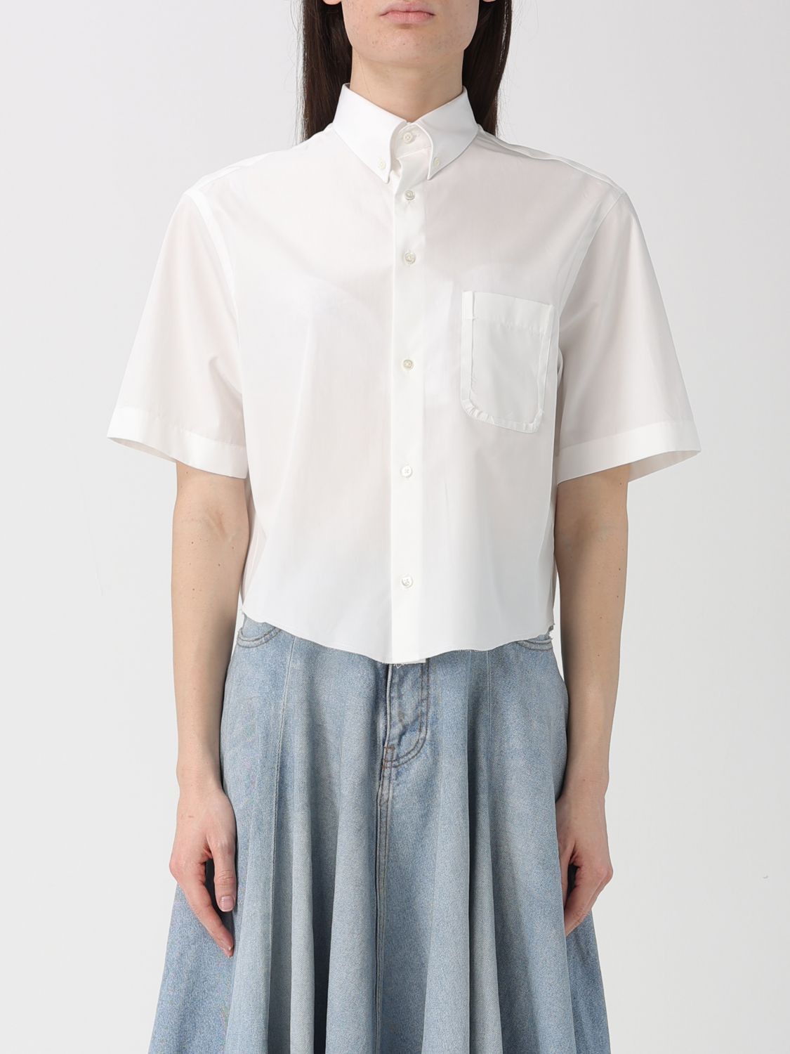 Maison Margiela Maison Margiela Shirt Woman White Size S / US 4 / IT 40 - 1 Thumbnail