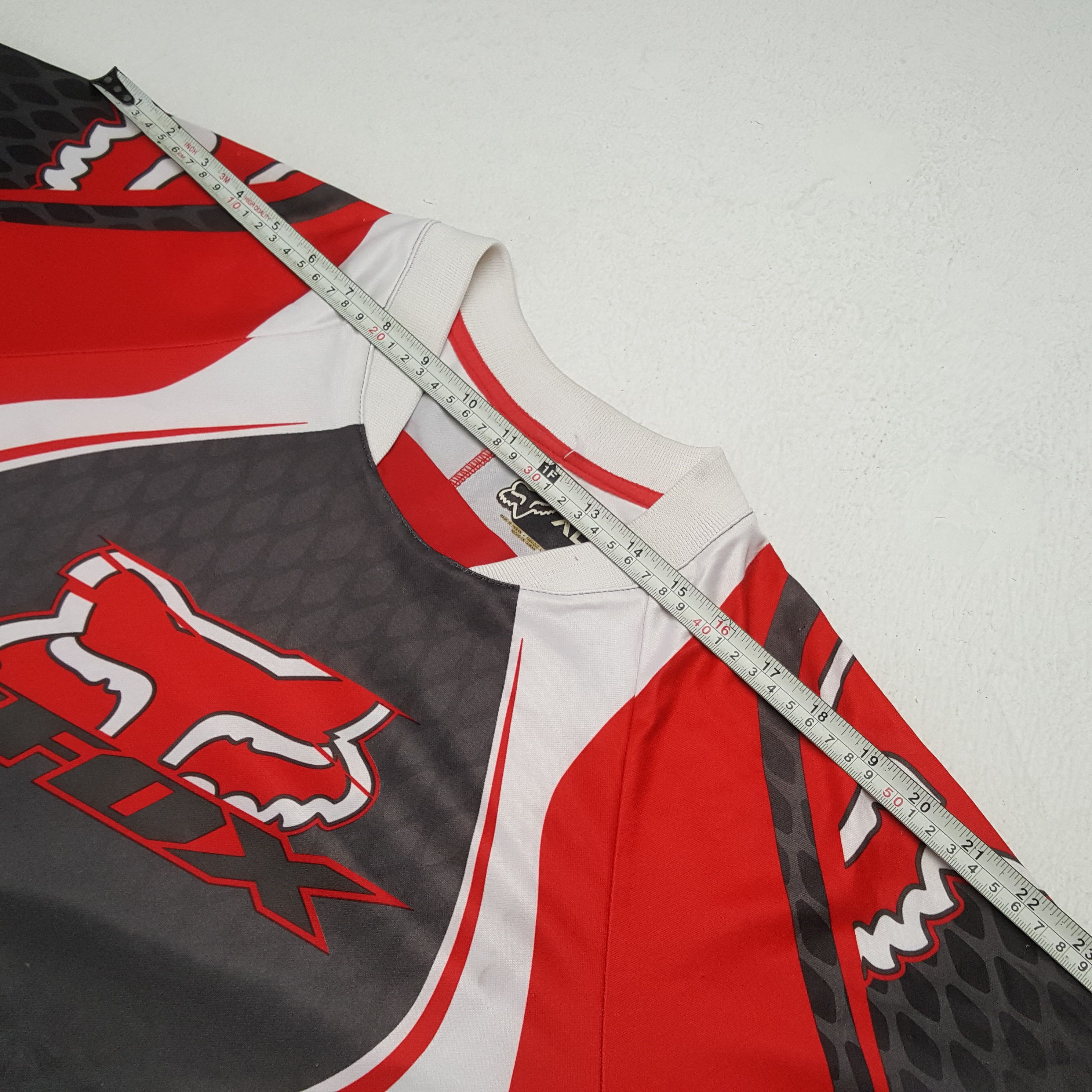 Fox Racing × Vintage Vintage FOX RACING Motorsports Racing Jersey C285N69 Size US XL / EU 56 / 4 - 6 Thumbnail