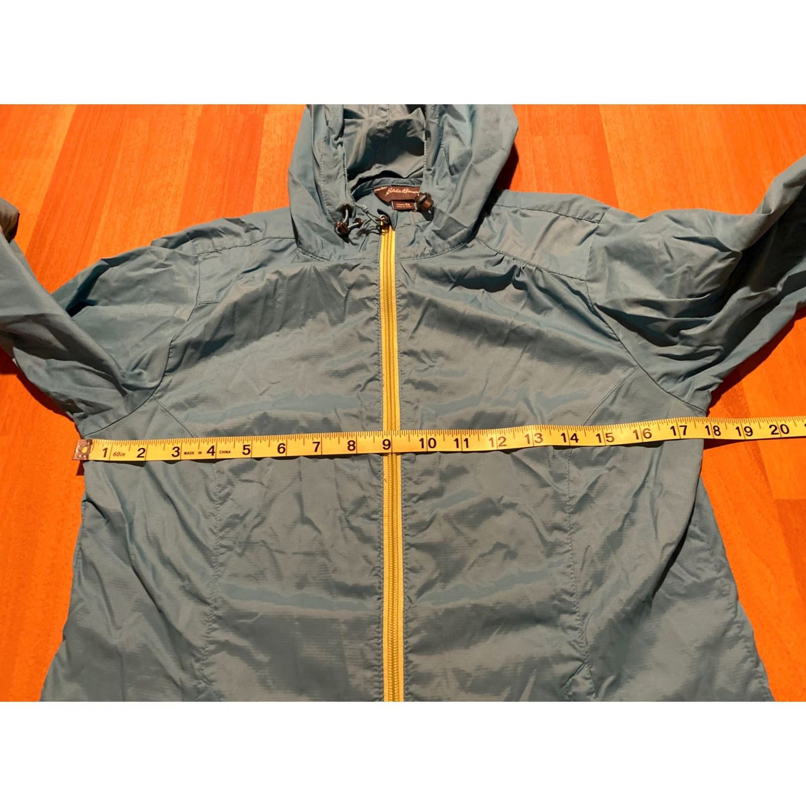 Eddie Bauer VINTAGE Eddie Bauer Windbreaker Rain Light Jacket Coat Hooded Zip Women’s XS Blue Size XS / US 0-2 / IT 36-38 - 3 Thumbnail