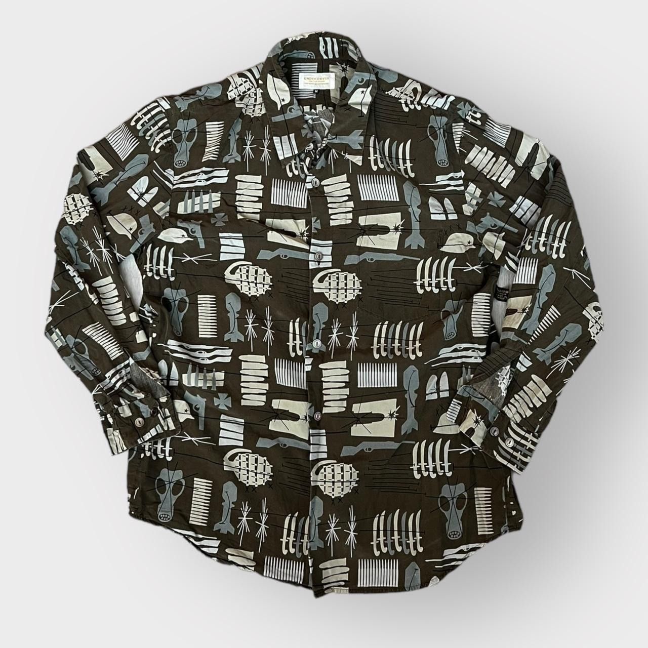 ARCHIVE UNDERCOVER SS98 WAR PRINT SHIRT