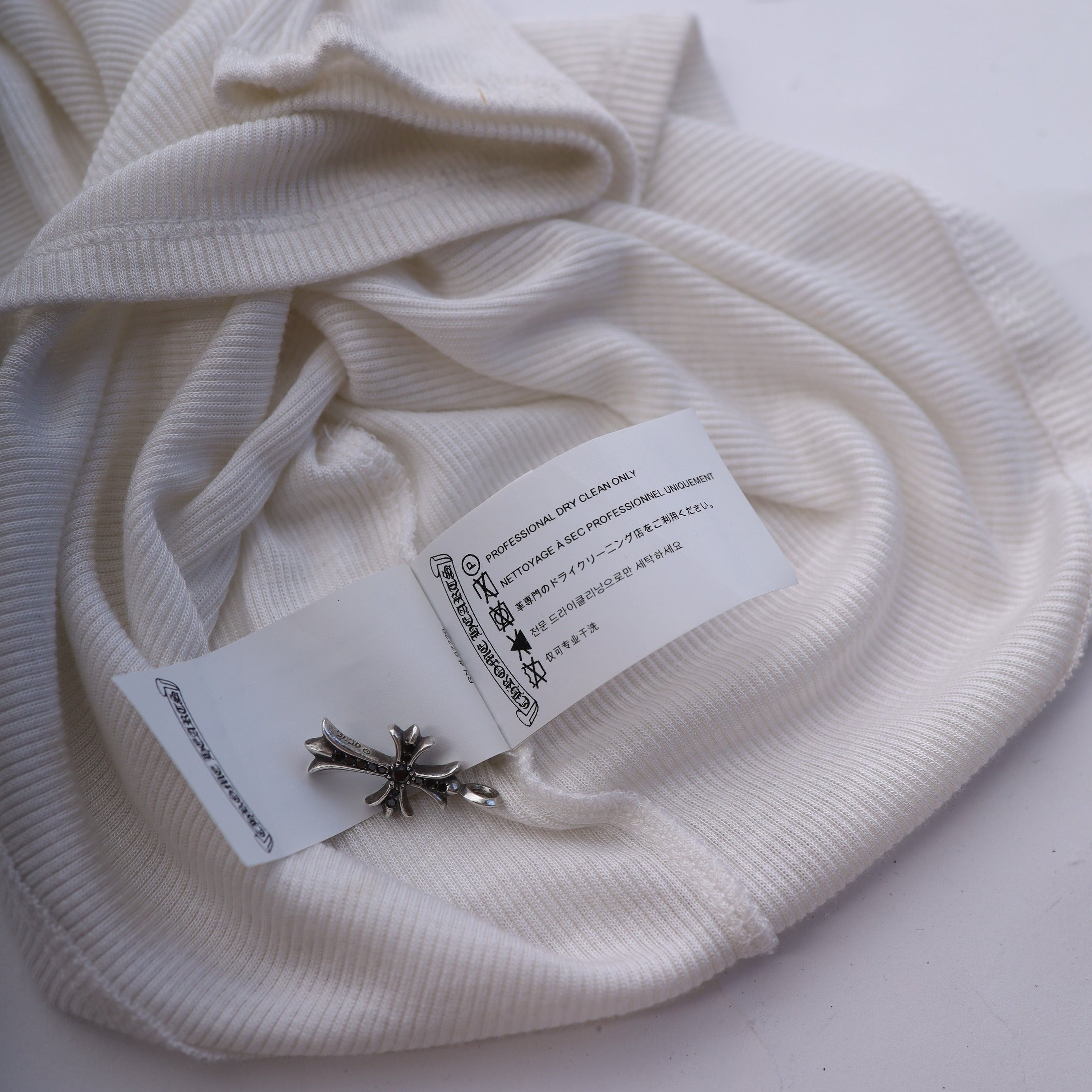 Chrome Hearts Chrome Hearts Womans White SCRIPT Long White Dress Size S / US 4 / IT 40 - 8 Thumbnail