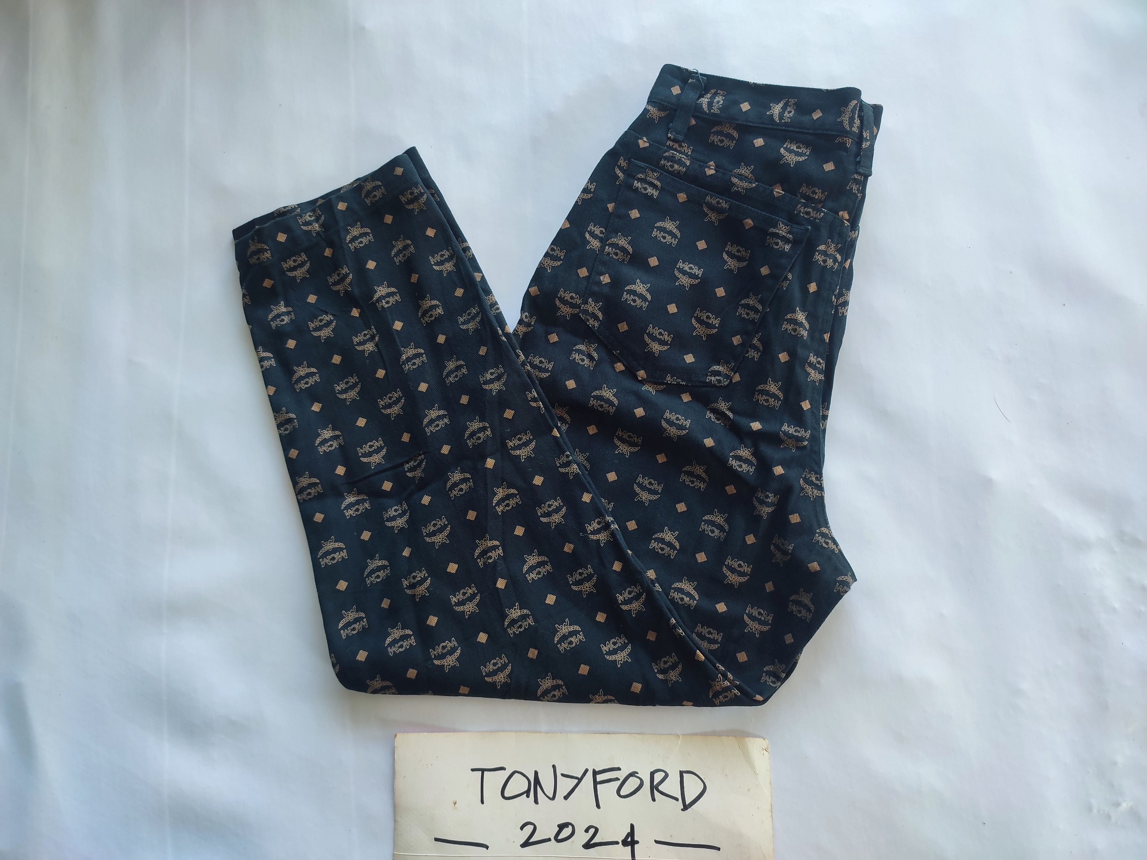 MCM Vintage women's MCM MONOGRAM PANTS JAPAN Size 28" / US 6 / IT 42 - 19 Thumbnail