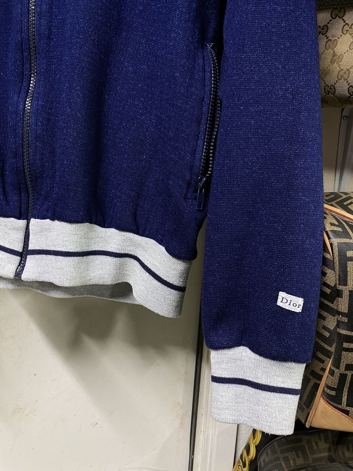 Christian Dior Monsieur Christian Dior Blue Fullzip Men’s Sweater Medium Size US M / EU 48-50 / 2 - 3 Thumbnail