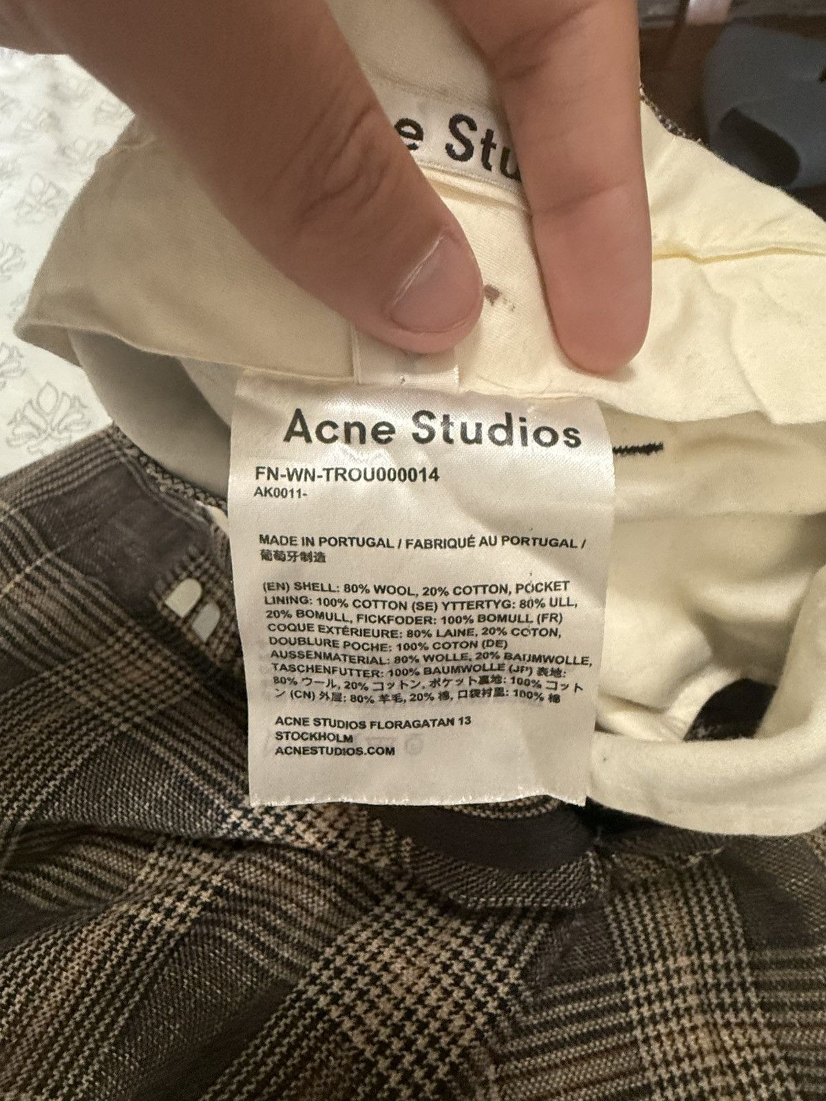 Acne Studios Acne Studios Plaid Trousers Size US 30 / EU 46 - 6 Thumbnail