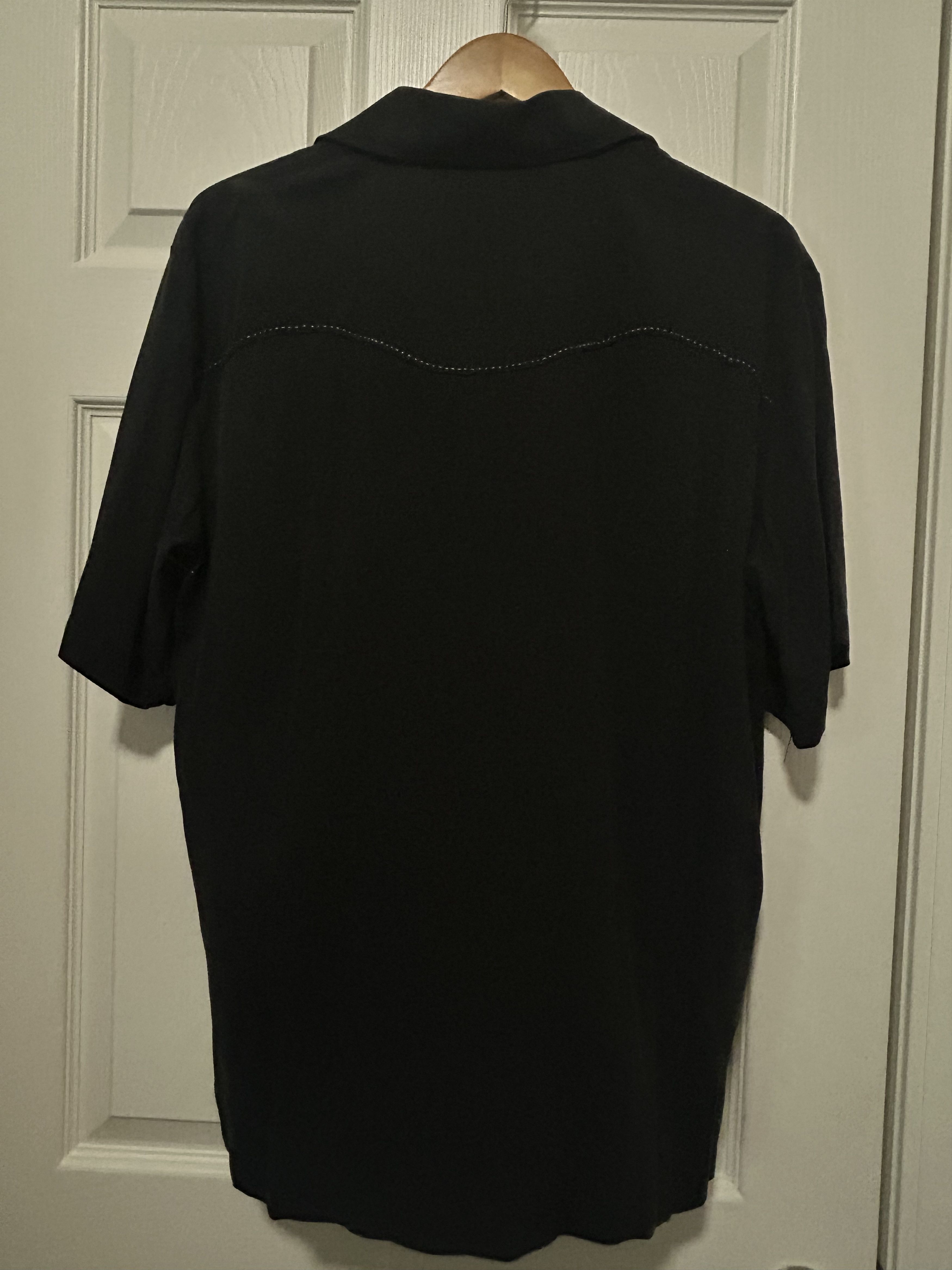 Scully Scully Shirt Mens S Silk Western Pearl Snap Short Sleeve Size US S / EU 44-46 / 1 - 6 Thumbnail