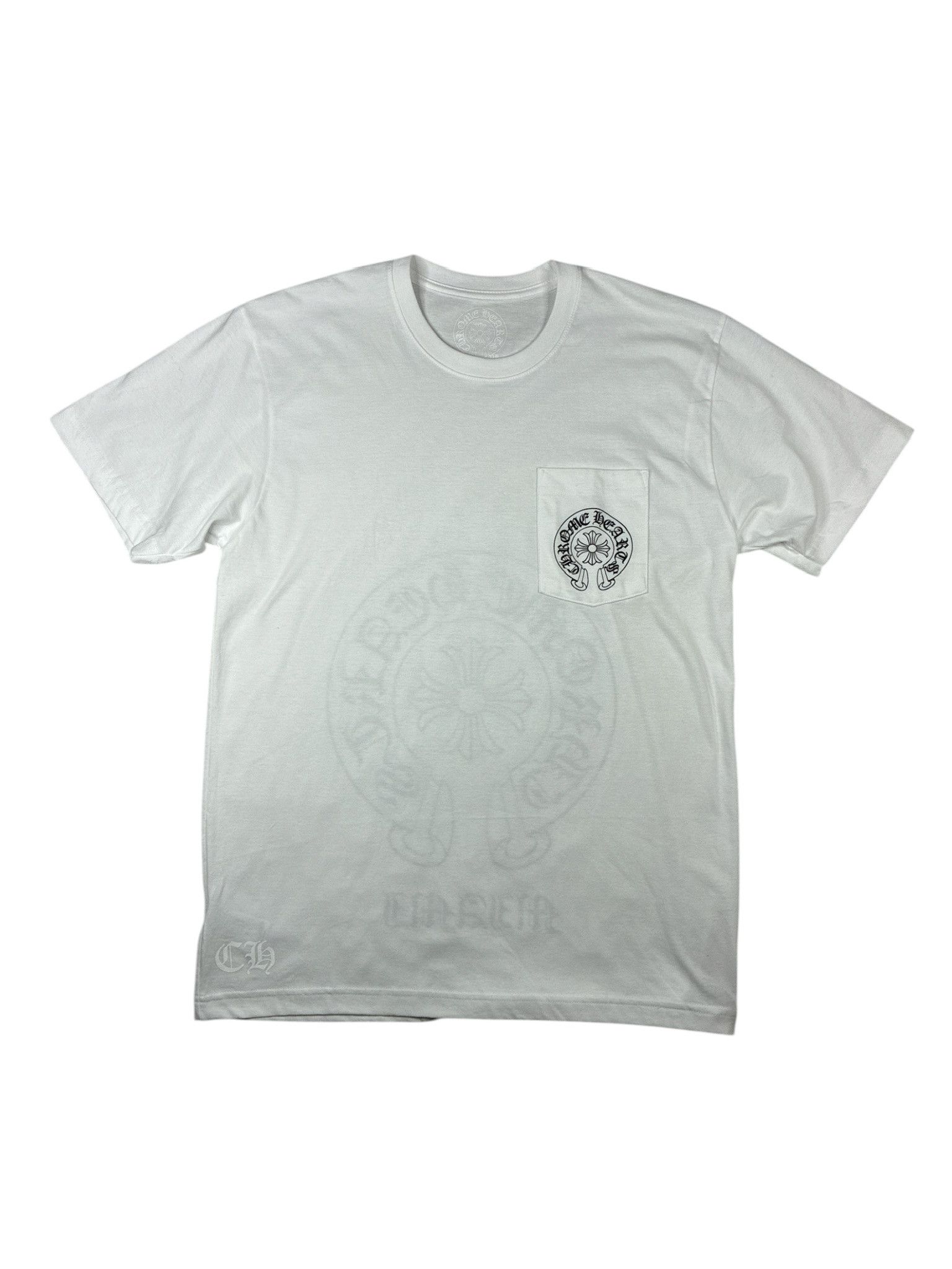 Chrome Hearts Chrome Hearts Miami Exclusive Pocket T-Shirt 'White' Size US L / EU 52-54 / 3 - 1 Thumbnail