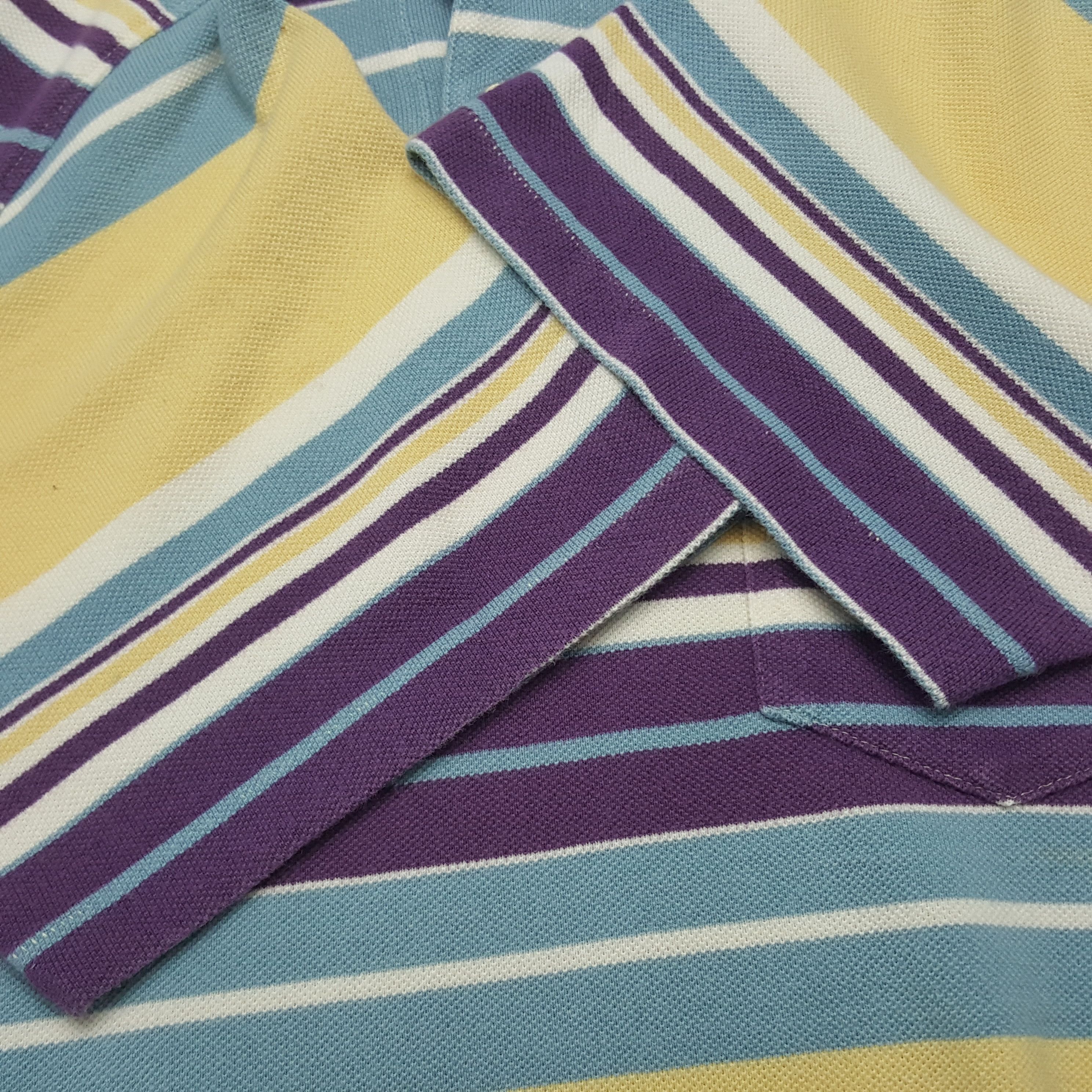 Hysteric Glamour × Vintage Vintage Hysteric Glamour Striped Custom Art Polos Shirt Size US S / EU 44-46 / 1 - 6 Thumbnail