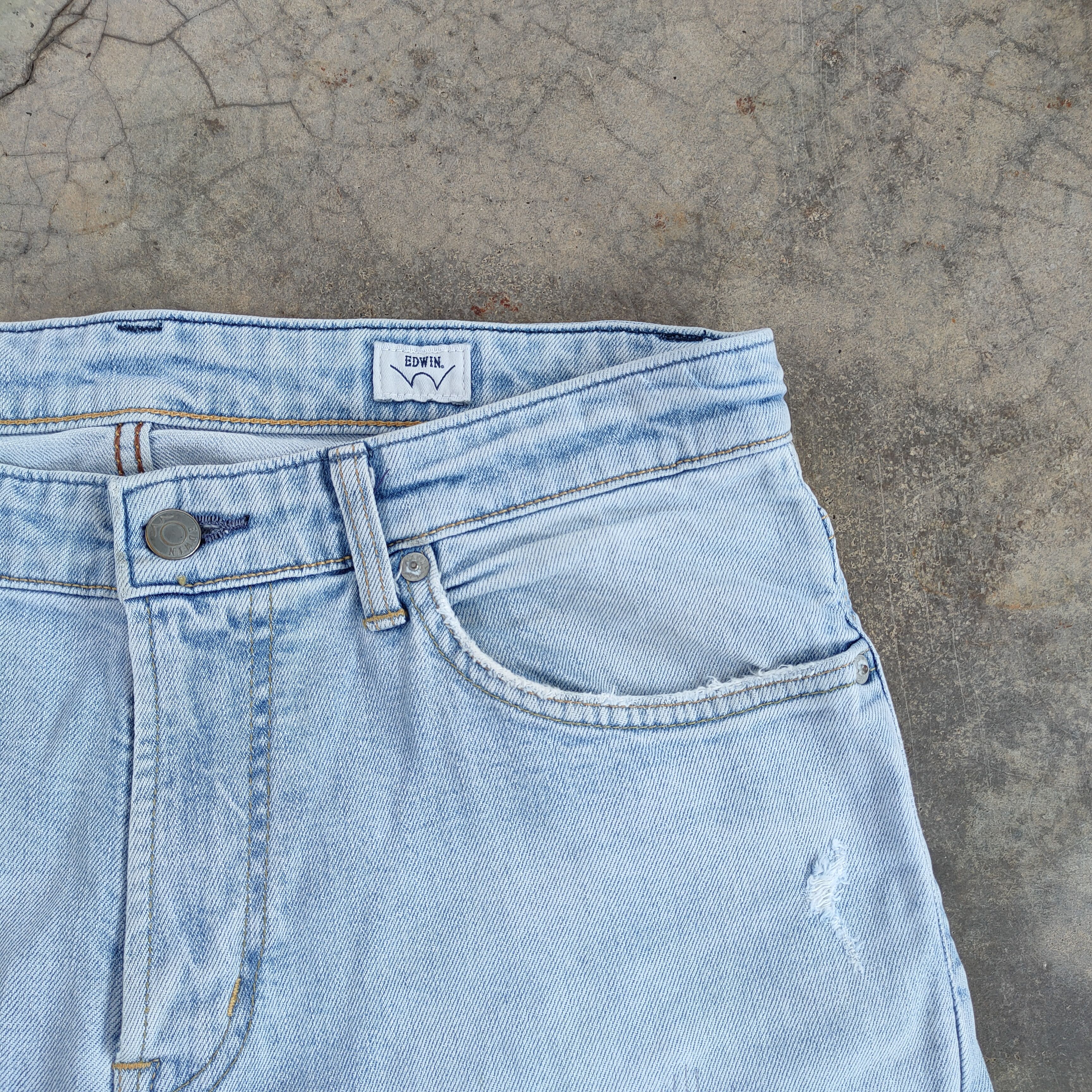 Edwin VINTAGE EDWIN LIGHT BLUE JEANS DENIM PANTS Size US 32 / EU 48 - 8 Thumbnail